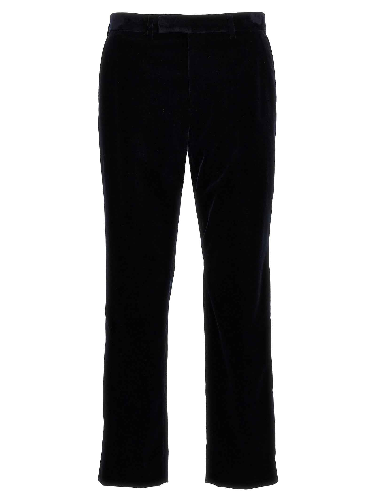 Gucci Blue Cotton Casual Pants