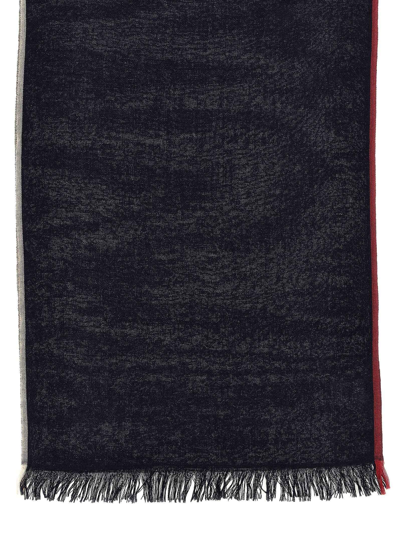 Brunello Cucinelli Blue Cashmere Scarf