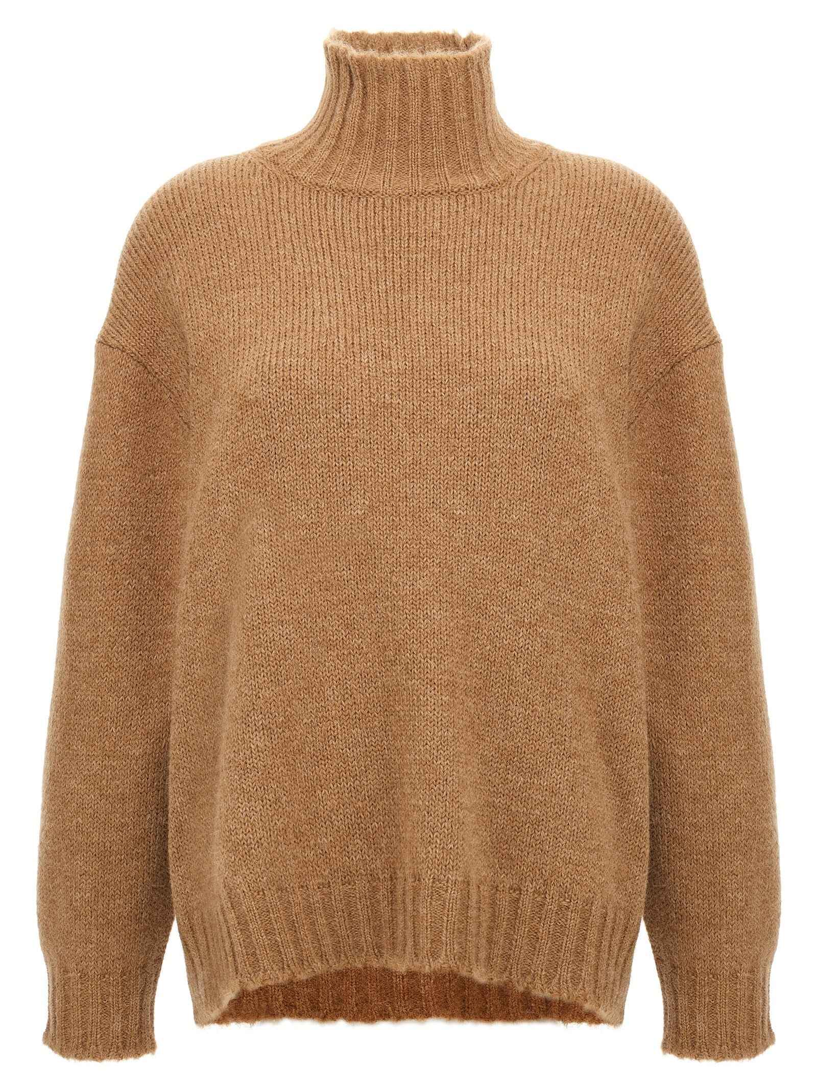 Jil Sander Beige Wool Cardigan