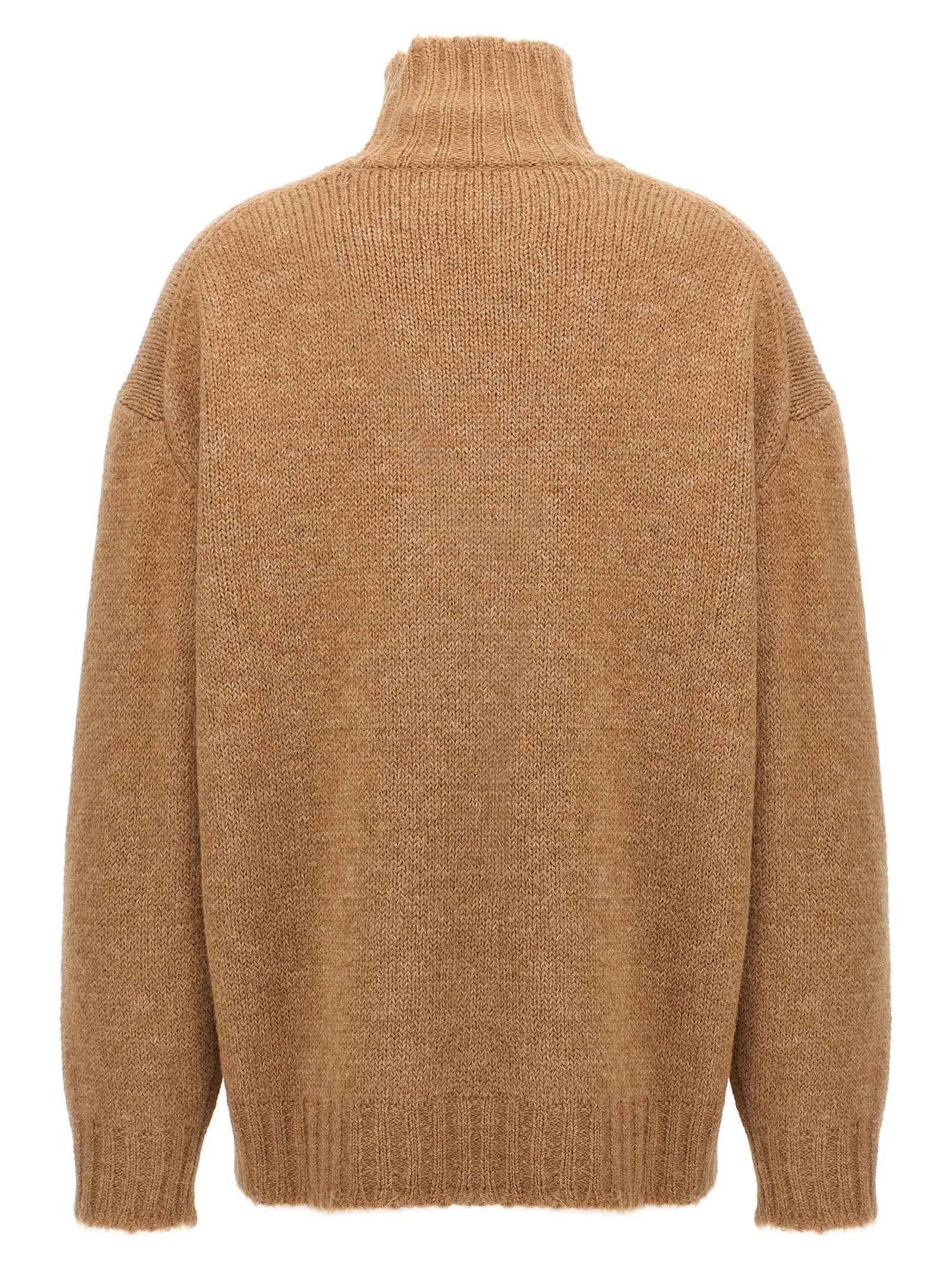 Jil Sander Beige Wool Cardigan