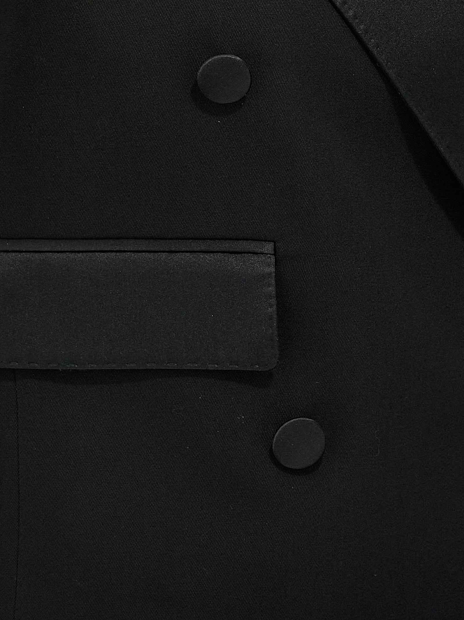 Dolce & Gabbana Black Silk Sleeveless Jacket