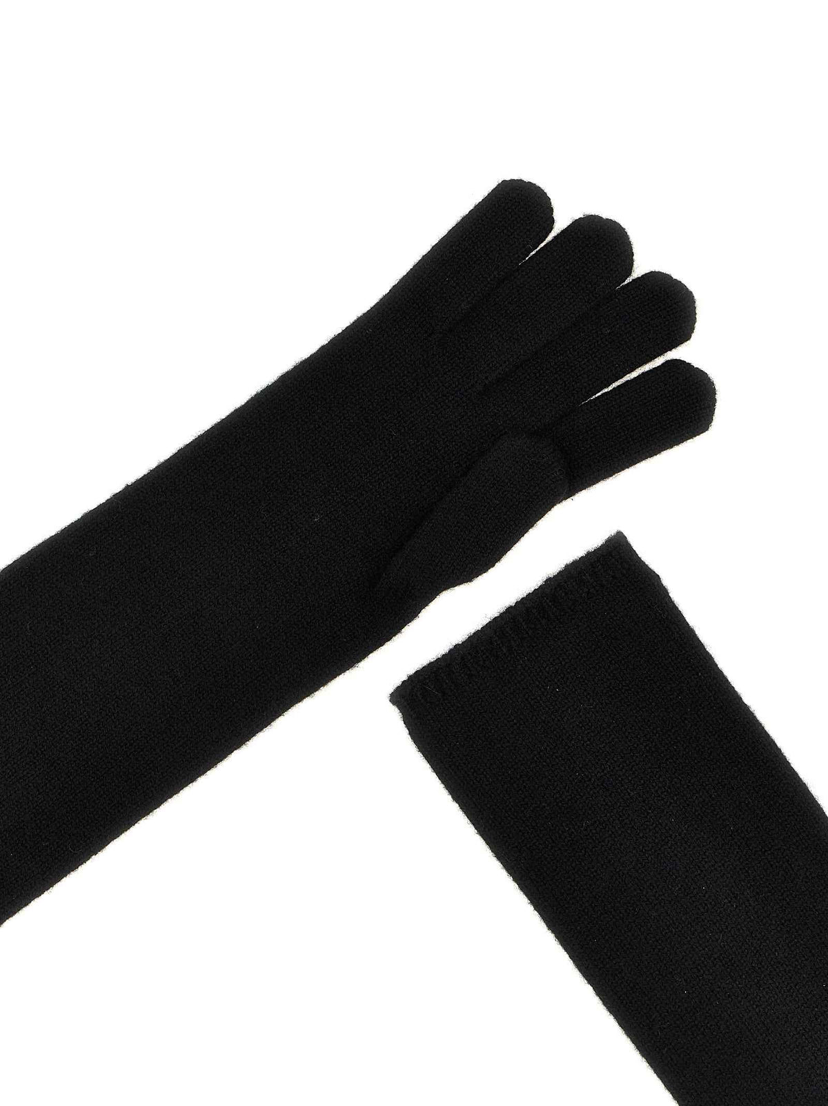 Max Mara Black Cashmere Gloves