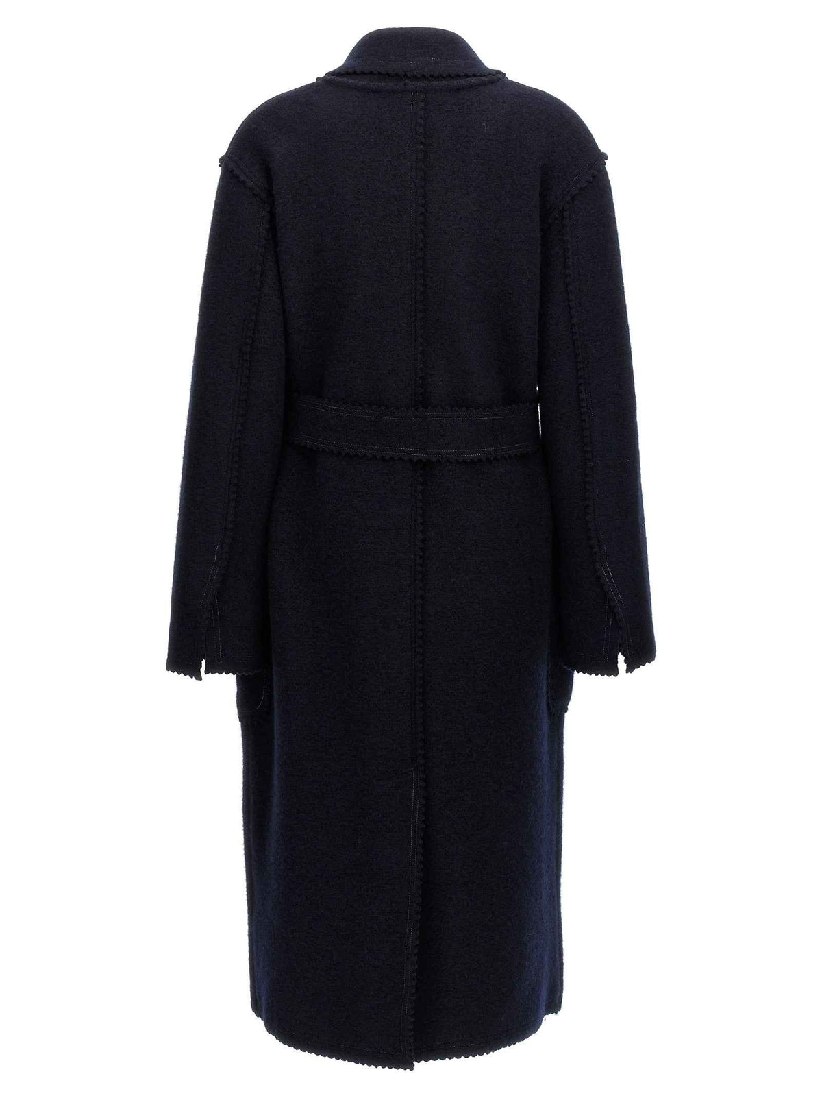 Max Mara Blue Wool Coat