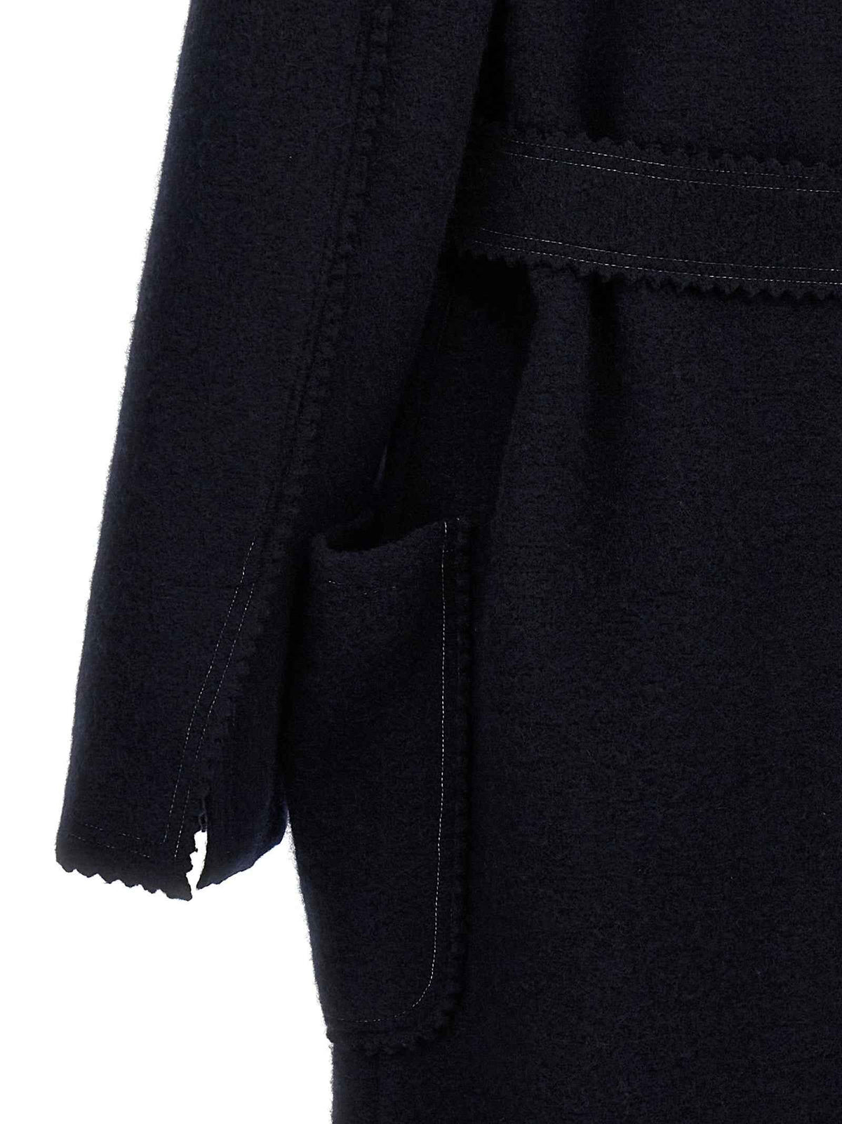 Max Mara Blue Wool Coat