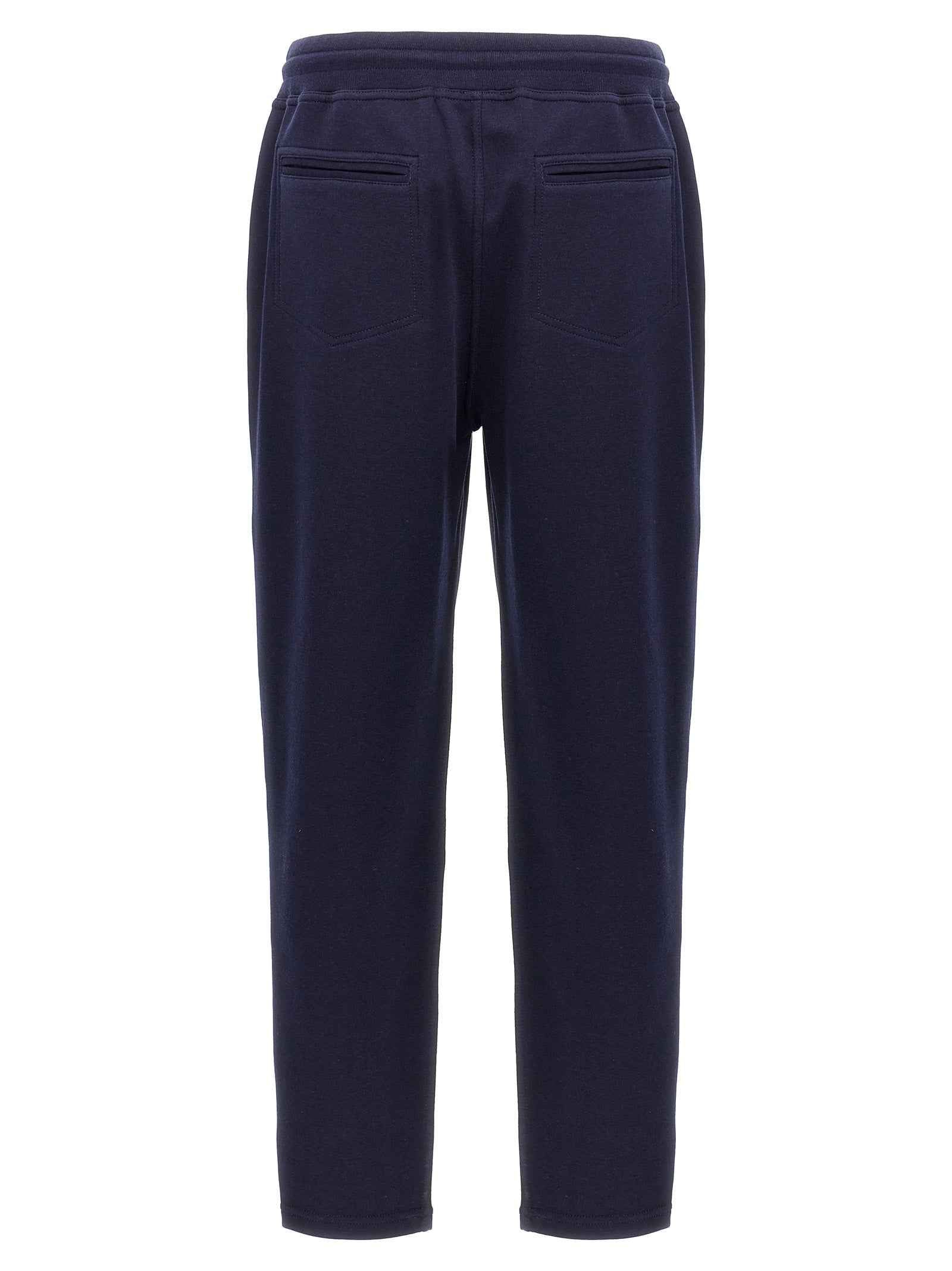 Brunello Cucinelli Blue Cotton Joggers (Workout Pants)