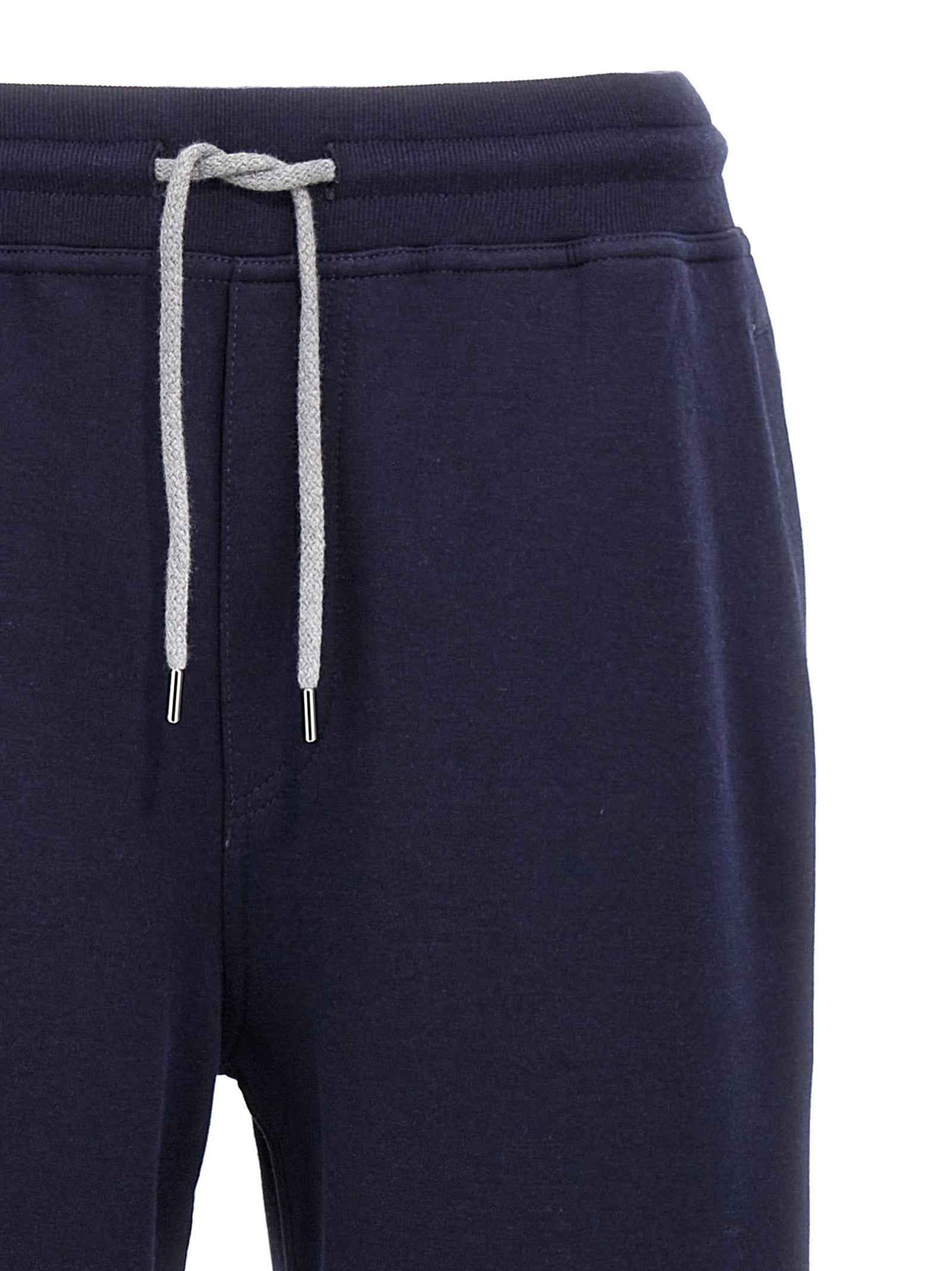 Brunello Cucinelli Blue Cotton Joggers (Workout Pants)
