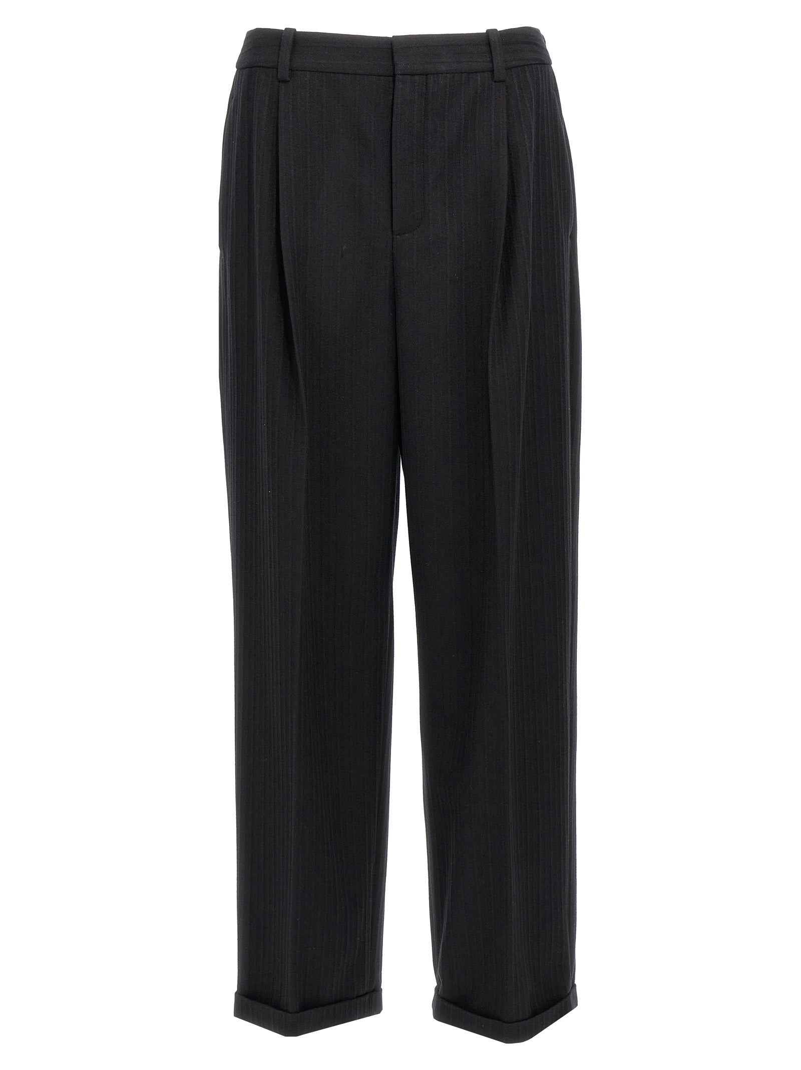Saint Laurent Black Wool Dress Pants