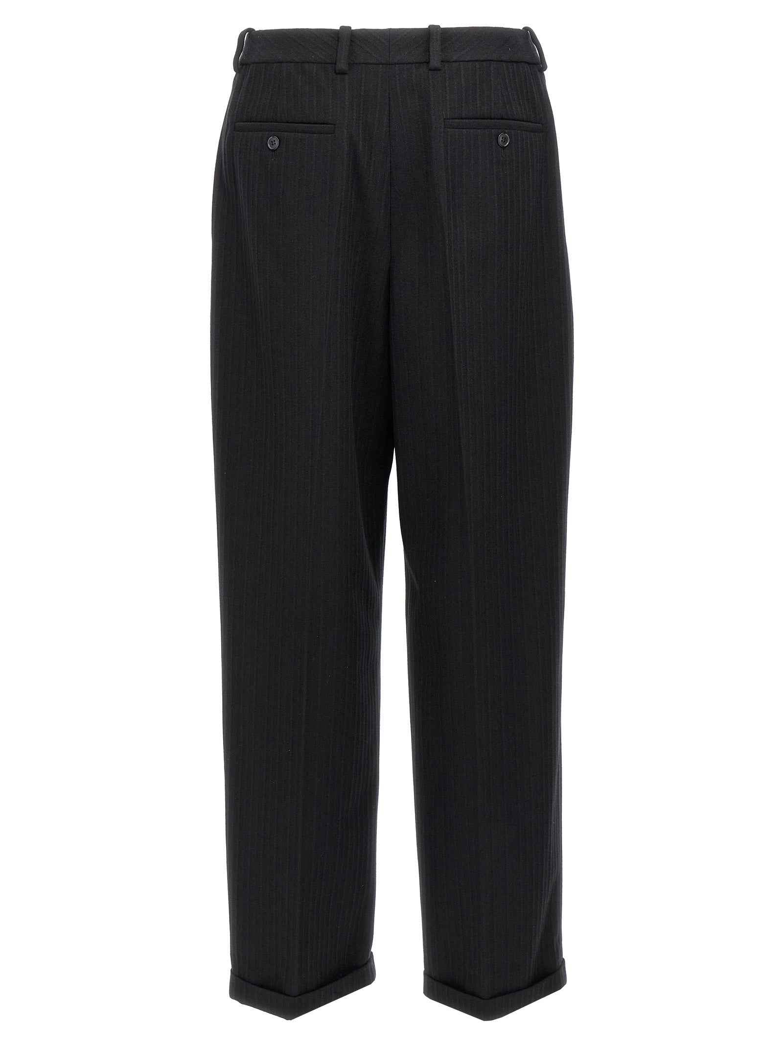 Saint Laurent Black Wool Dress Pants