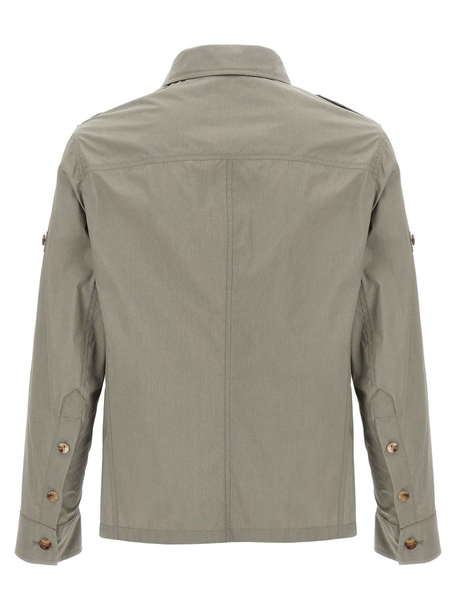 Brunello Cucinelli Bicolor Cotton Shell Jacket