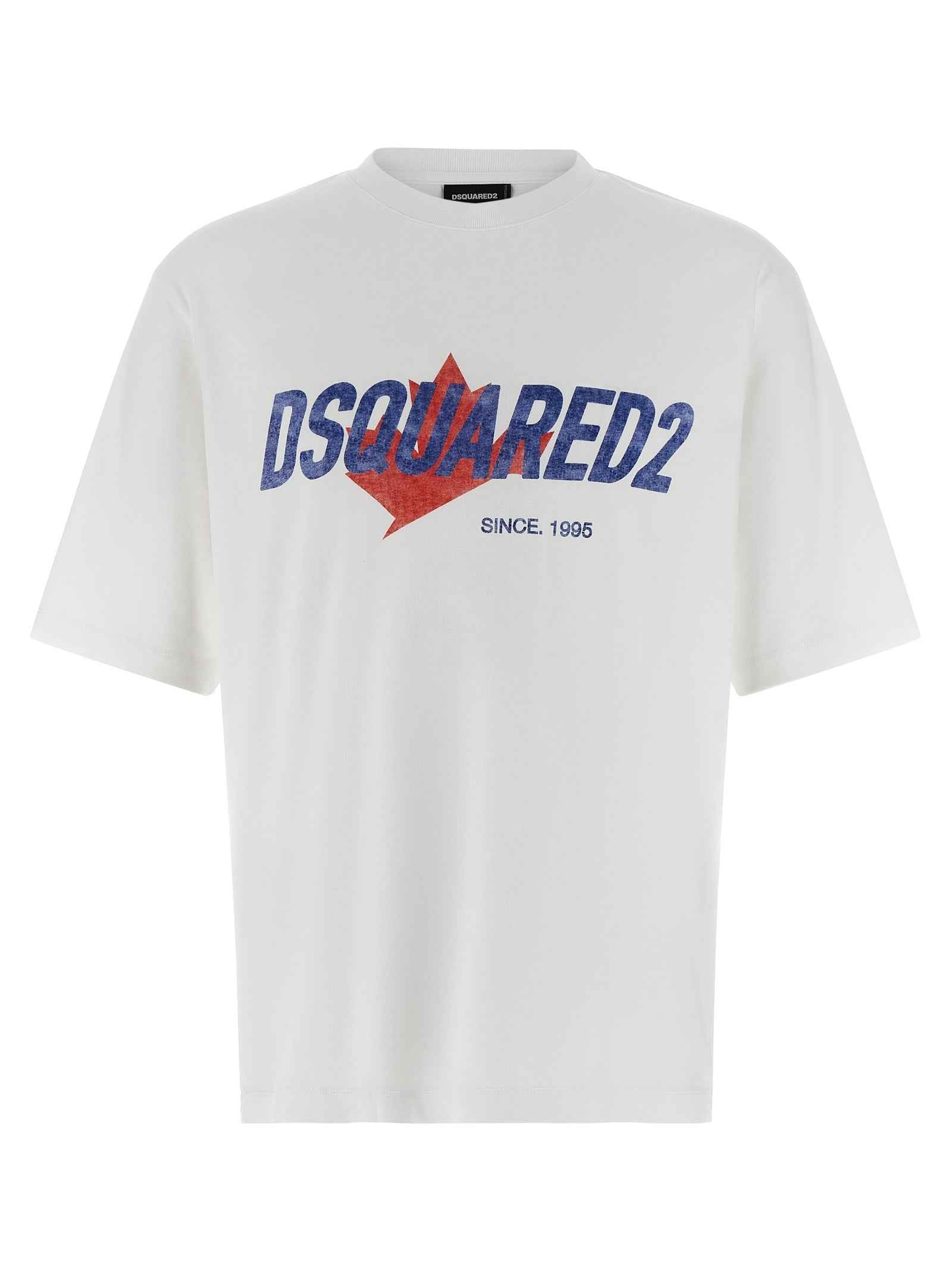 Dsquared² White Cotton T-Shirt