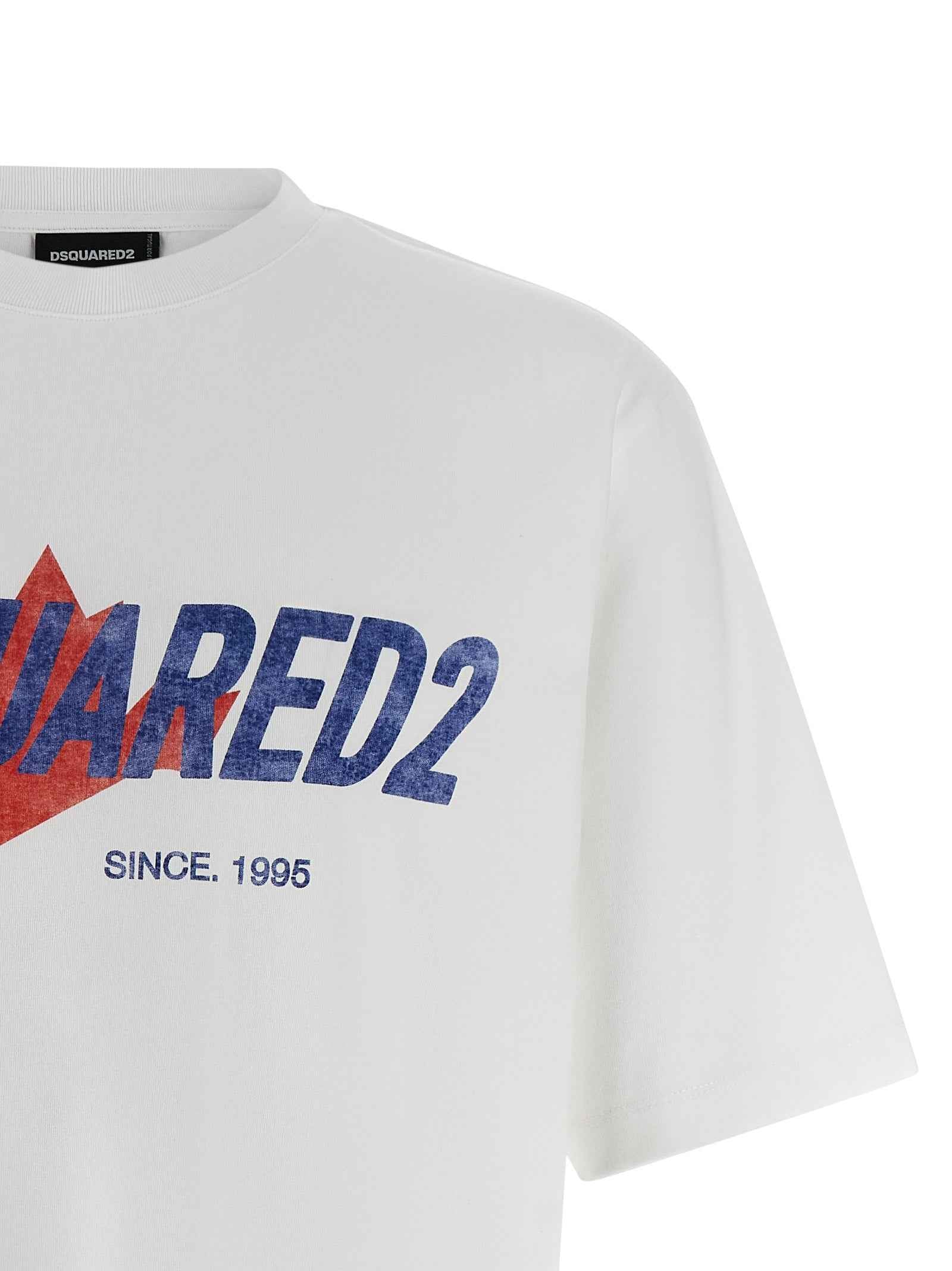 Dsquared² White Cotton T-Shirt