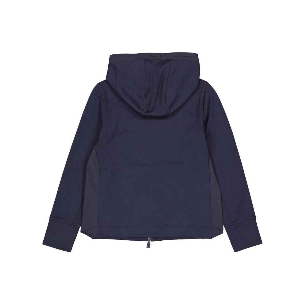Herno Blue Cotton Sweatshirt