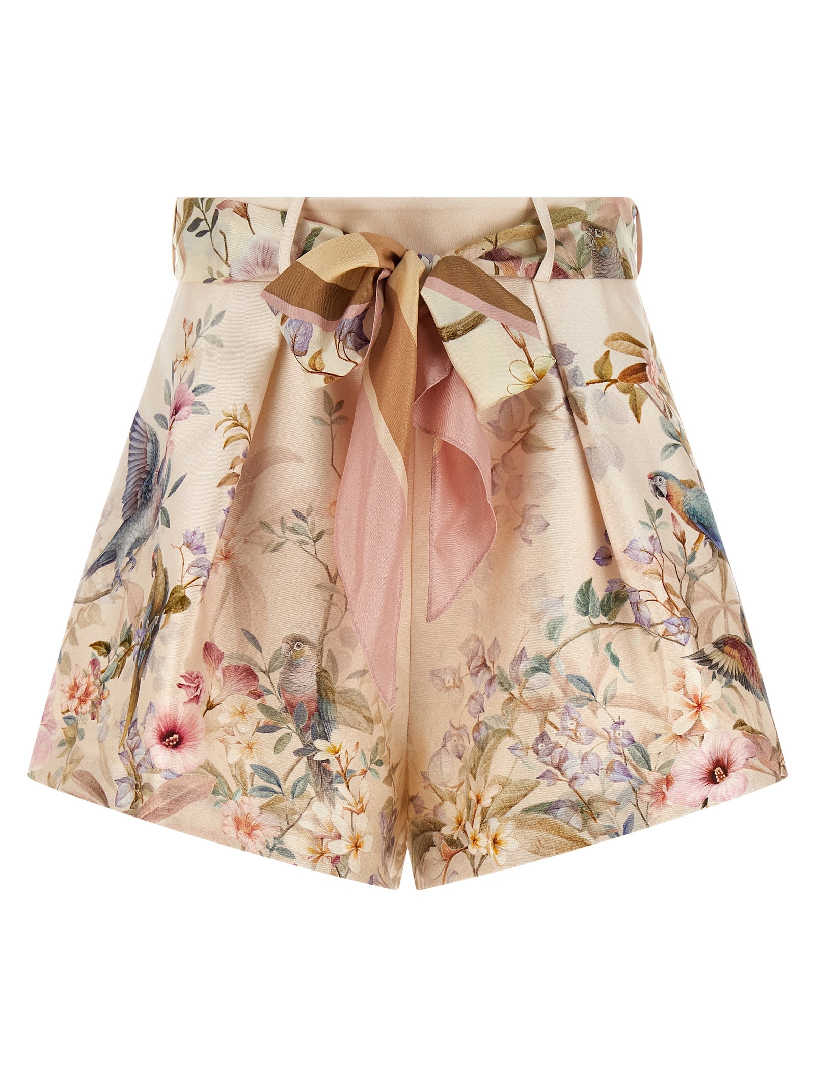 Zimmermann Multicolor Silk Bermuda Shorts
