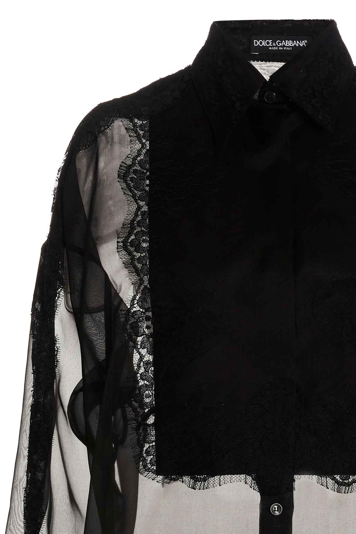 Dolce & Gabbana Black Silk Blouse