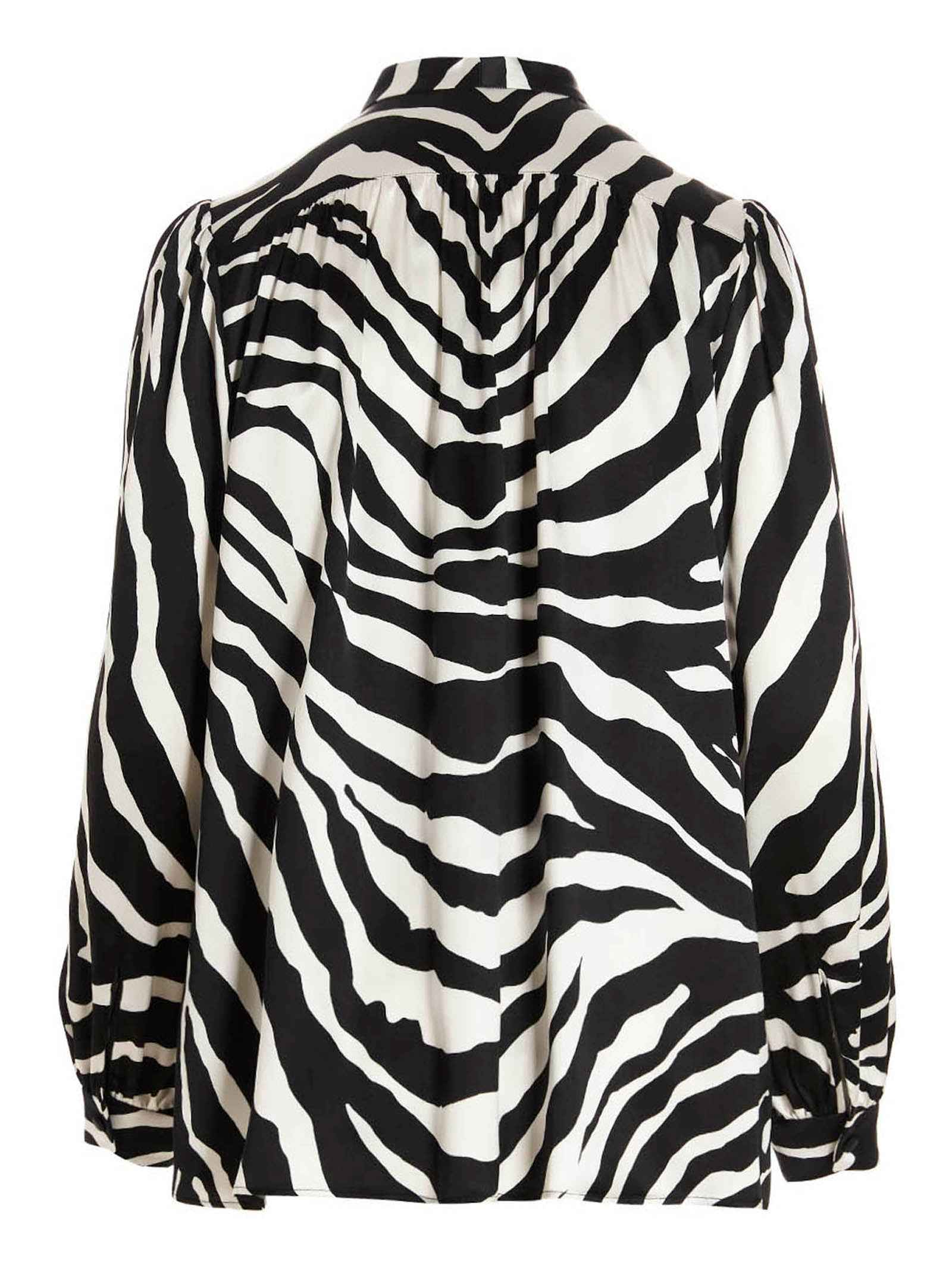 Dolce & Gabbana Bicolor Silk Blouse