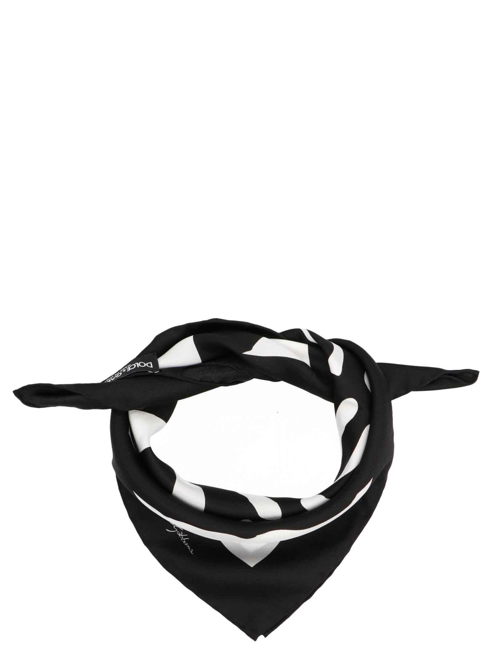 Dolce & Gabbana Bicolor Silk Scarf