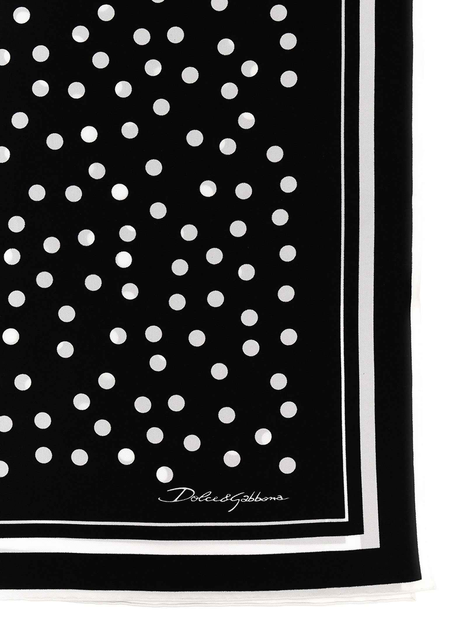 Dolce & Gabbana Bicolor Silk Scarf