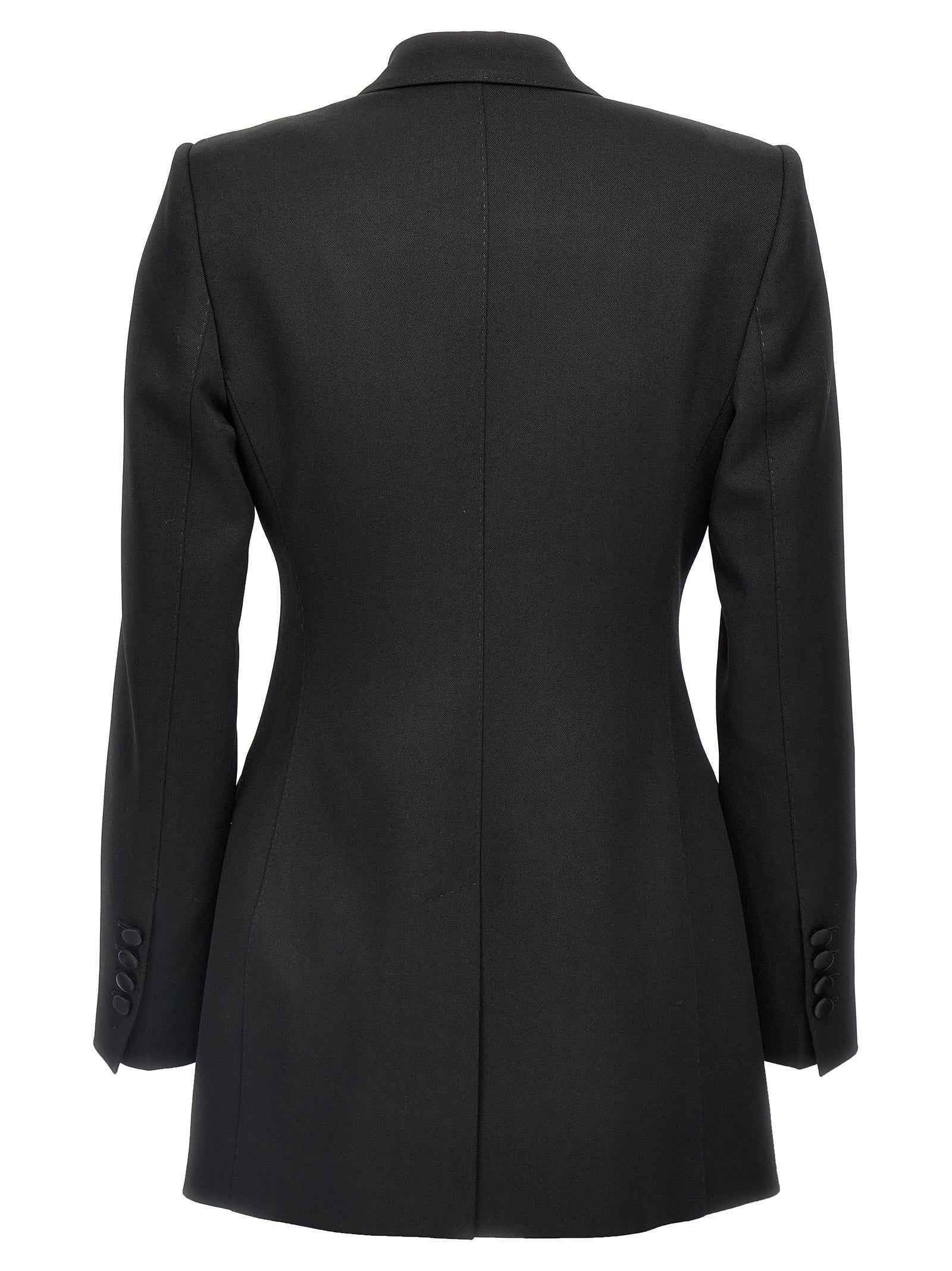 Dolce & Gabbana Black Virgin Wool Blazer