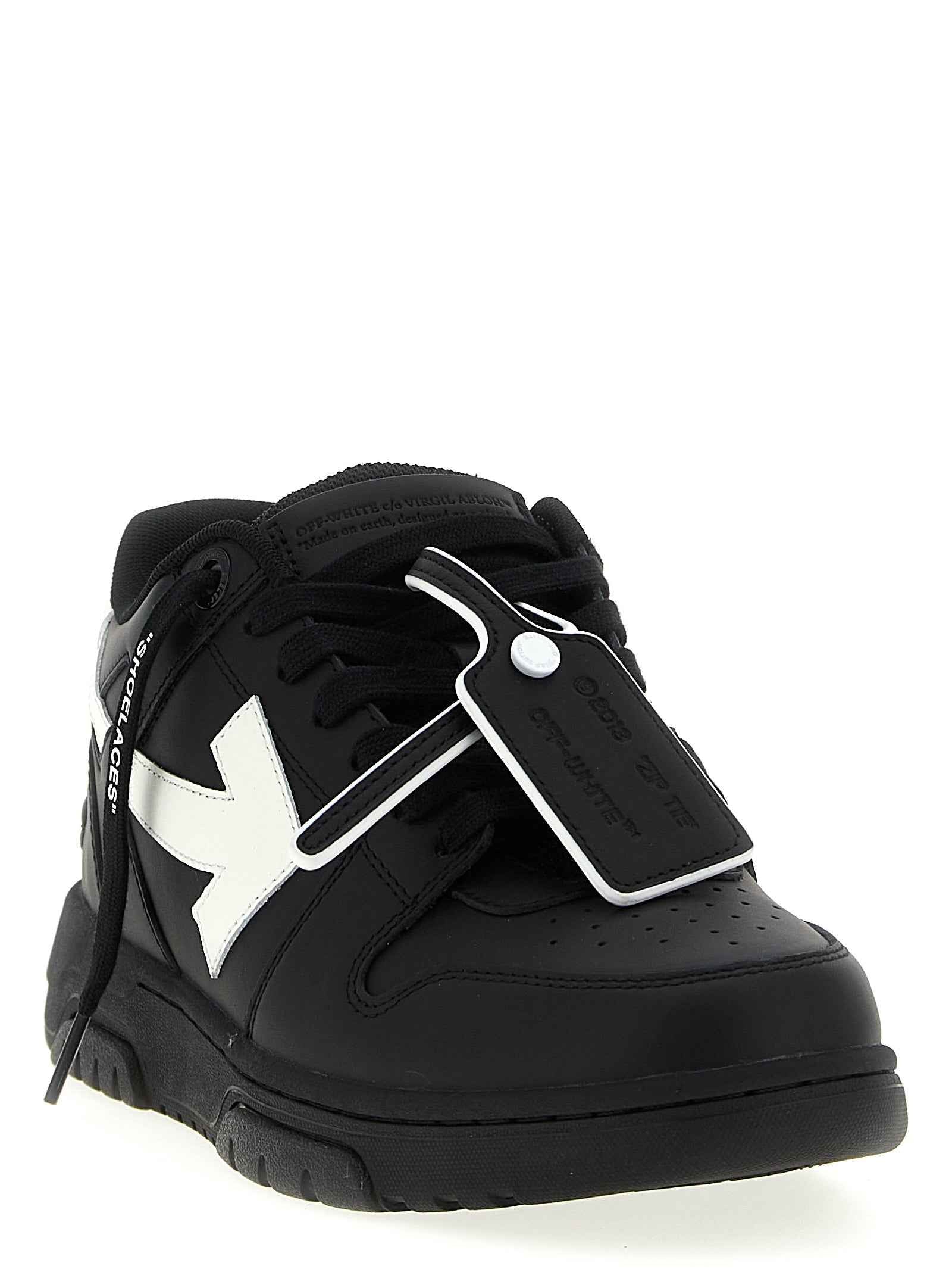 Off-White Bicolor Recycled Polyester Low Top Sneakers