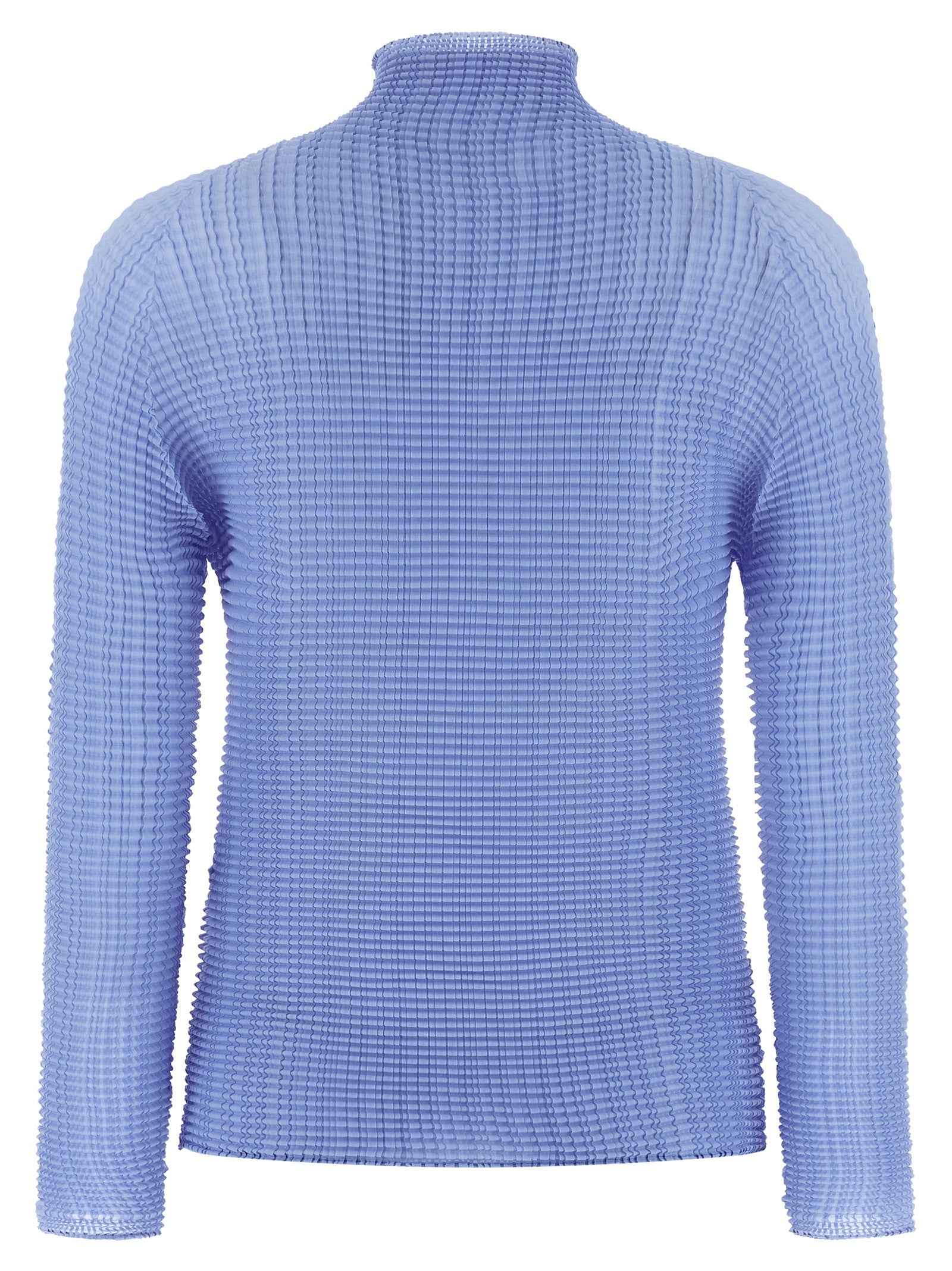 Issey Miyake Blue Polyester Blouse