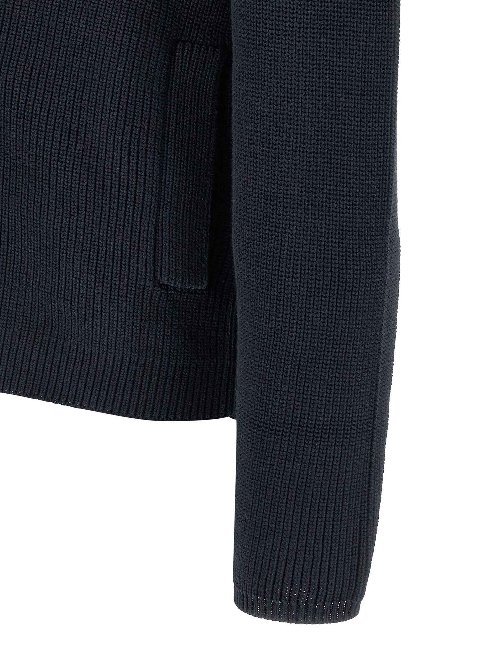 Brunello Cucinelli Blue Cotton Cardigan