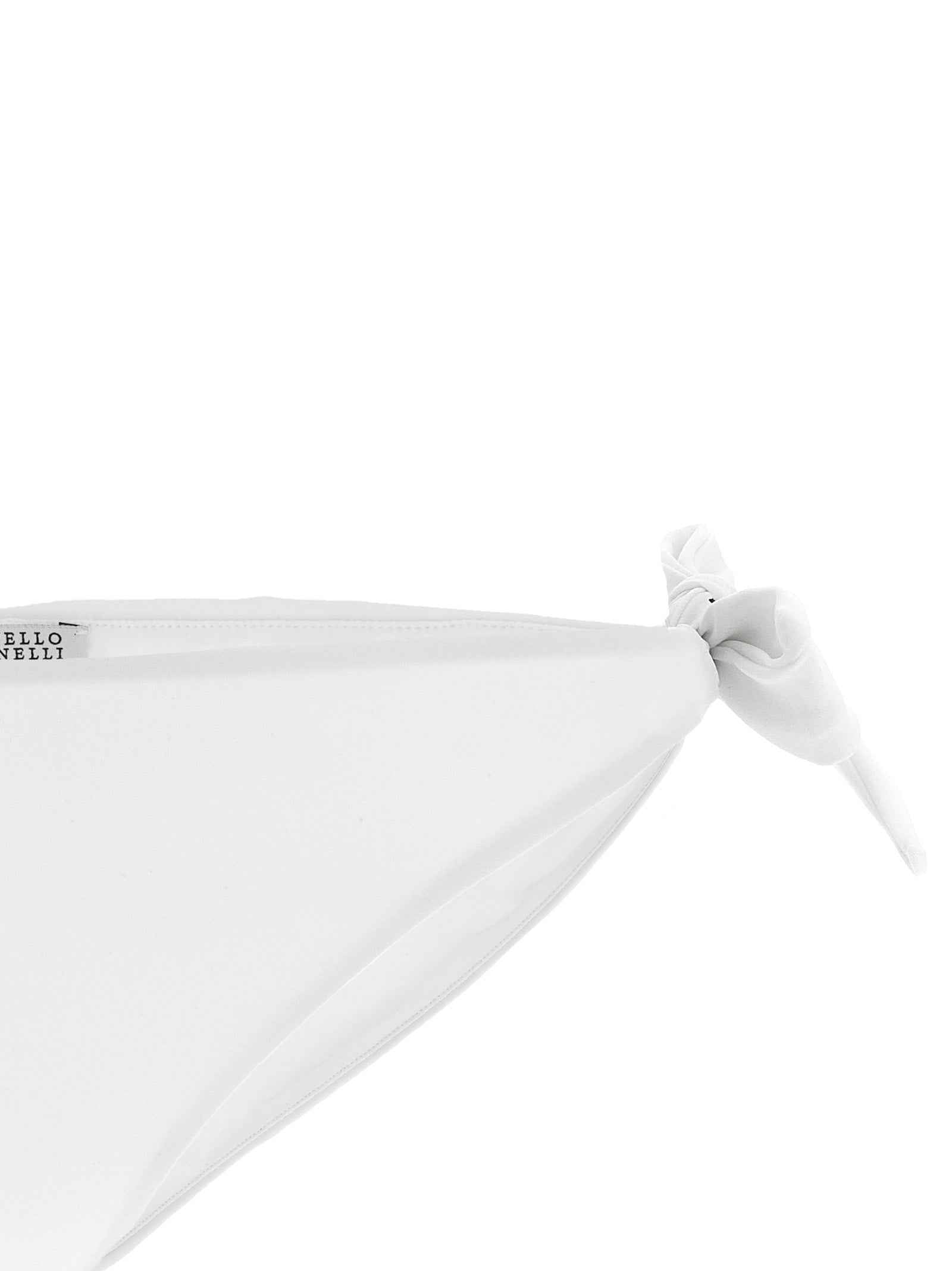Brunello Cucinelli White Polyamide Swim Briefs