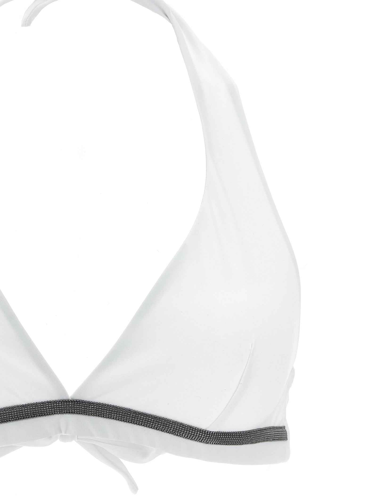 Brunello Cucinelli White Polyamide Bikini