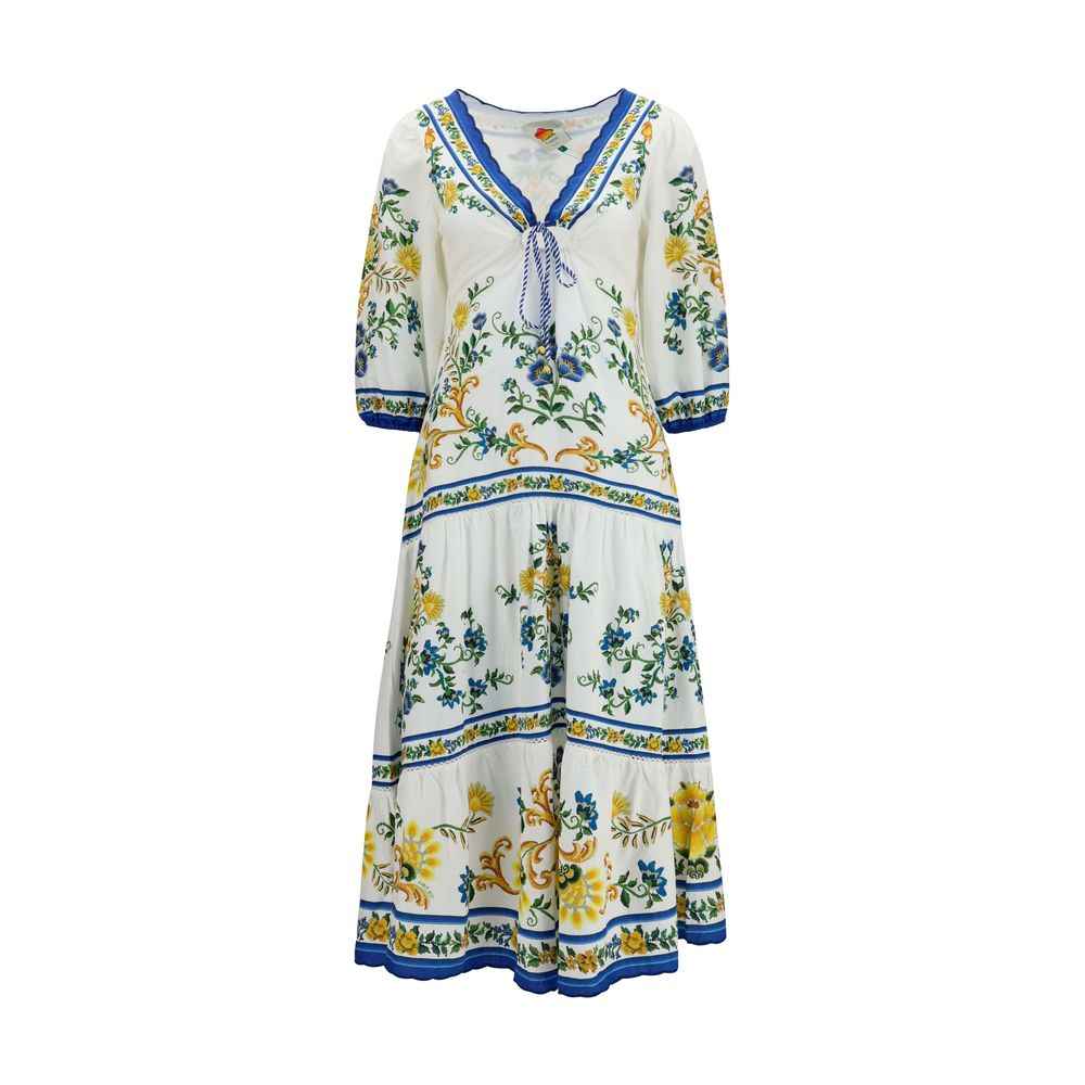 FARM RIO Multicolor Linen Casual Dress