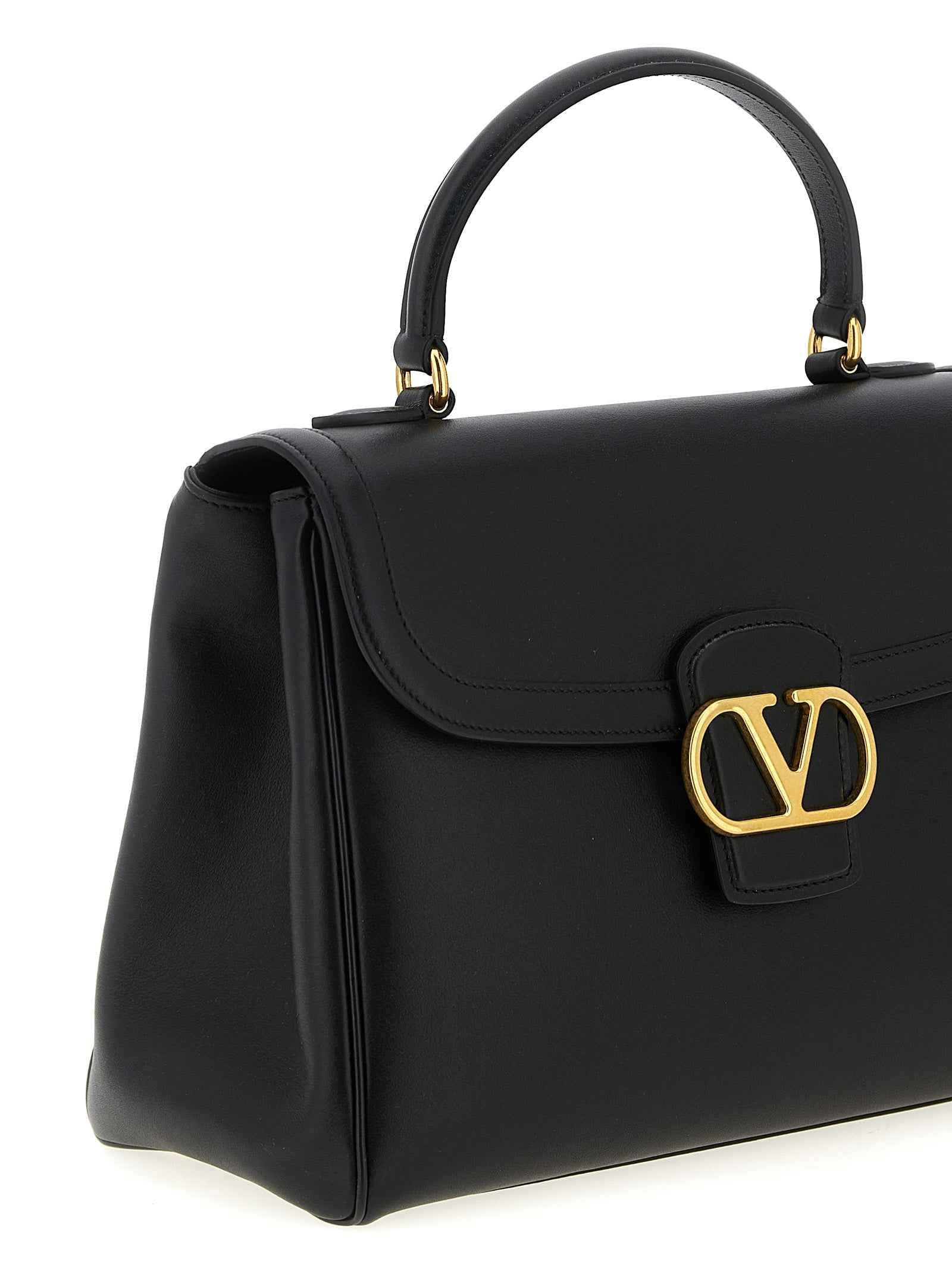 Valentino Garavani Black Calfskin Handbag