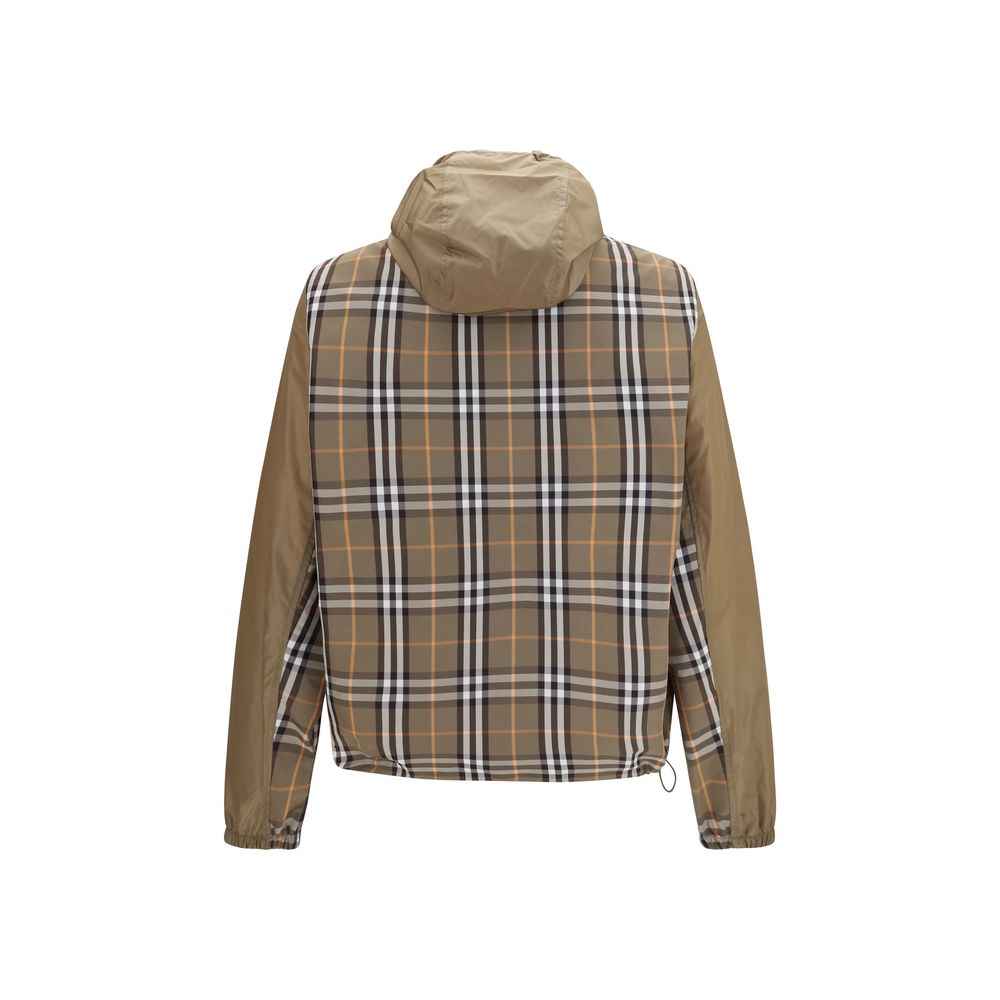 Burberry Brown Nylon Shell Jacket