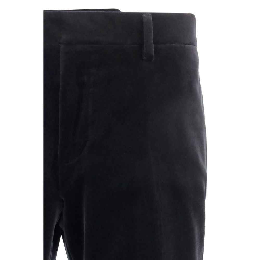 Ferragamo Black Cotton Tuxedo