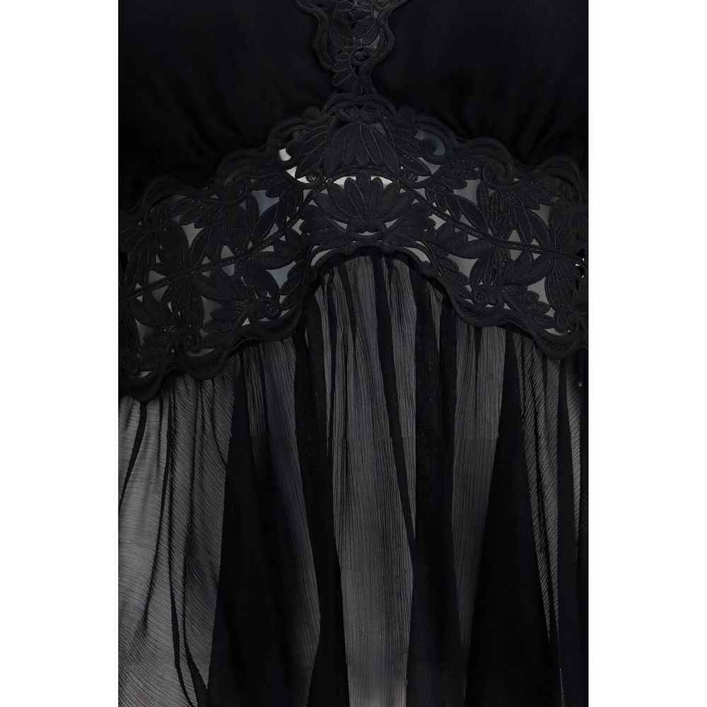 Zimmermann Black Viscose Blouse