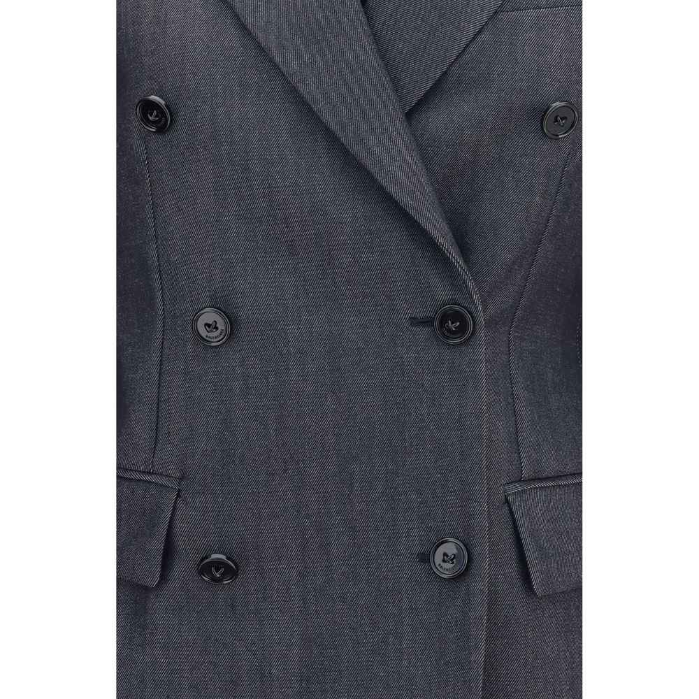 Balenciaga Gray Wool Oves Aries Blazer