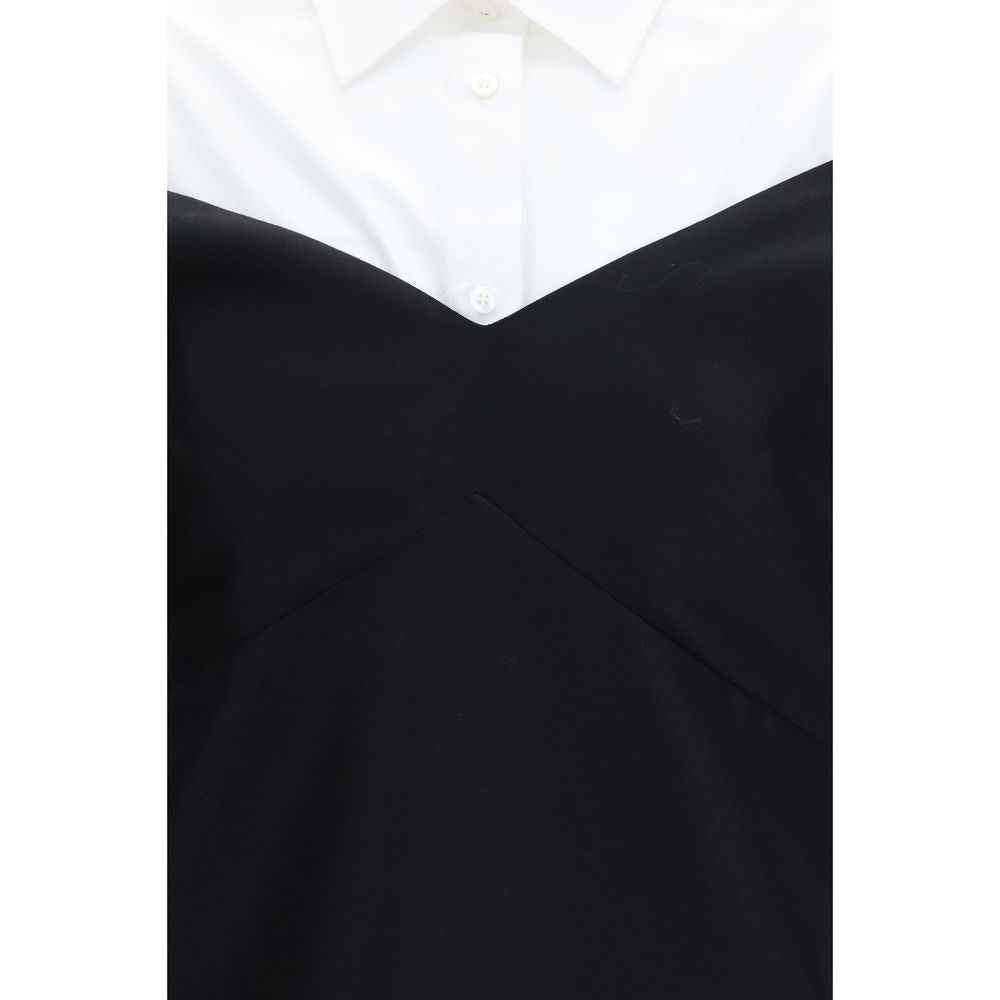 Balenciaga Black Wool Oves Aries Casual Dress