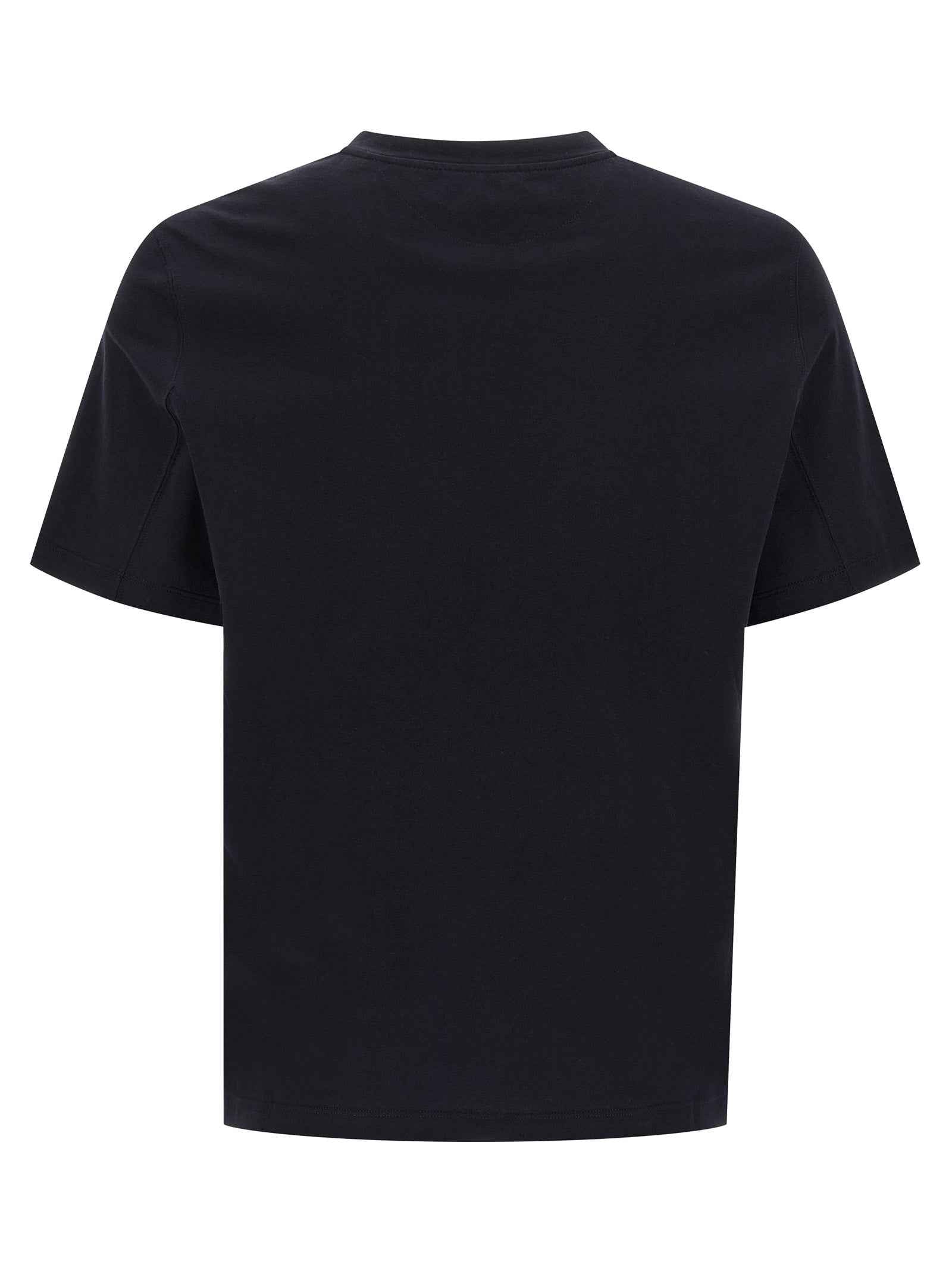 Brunello Cucinelli Blue Cotton T-Shirt