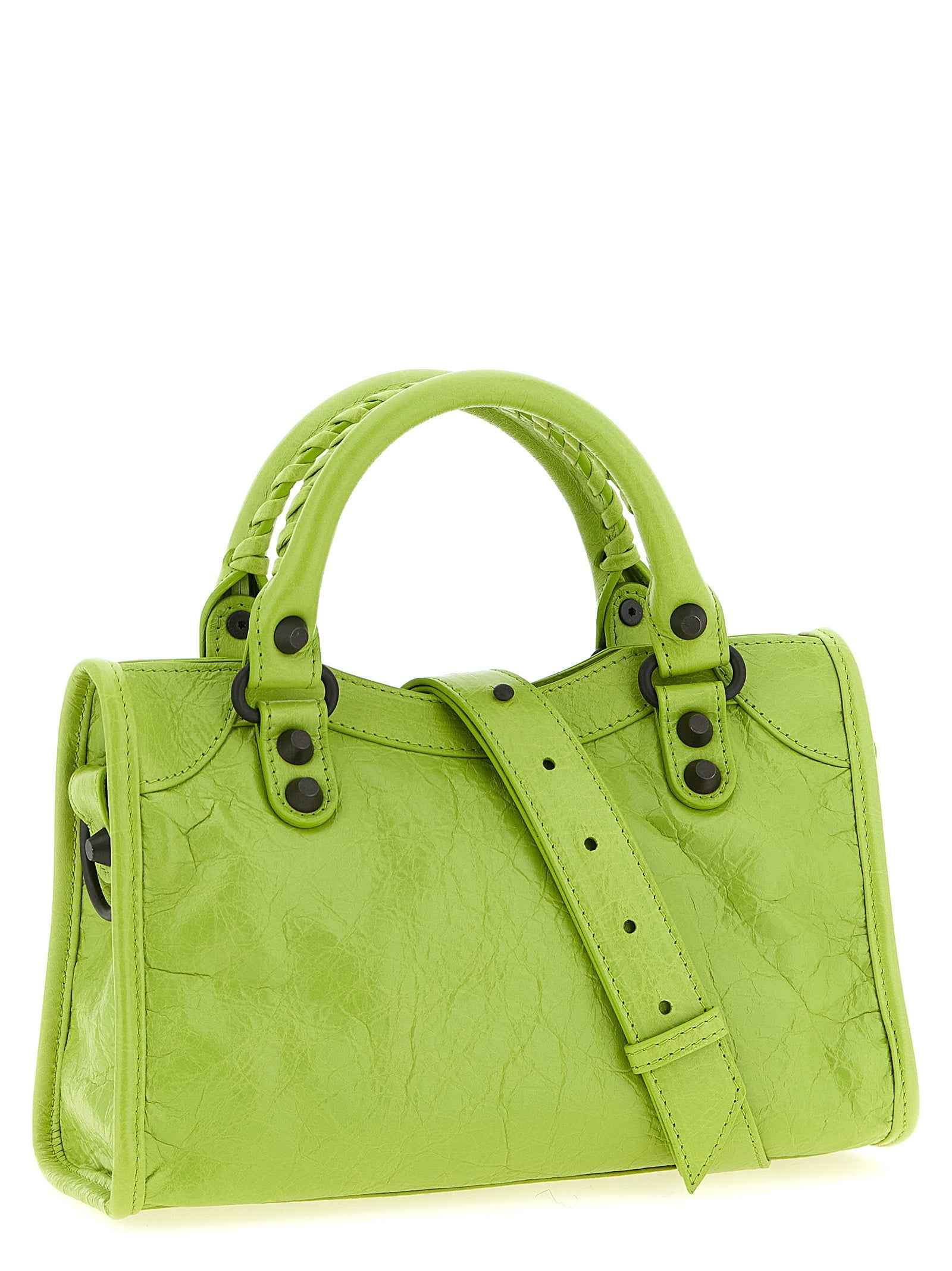 Balenciaga Bicolor Lamb Leather Handbag