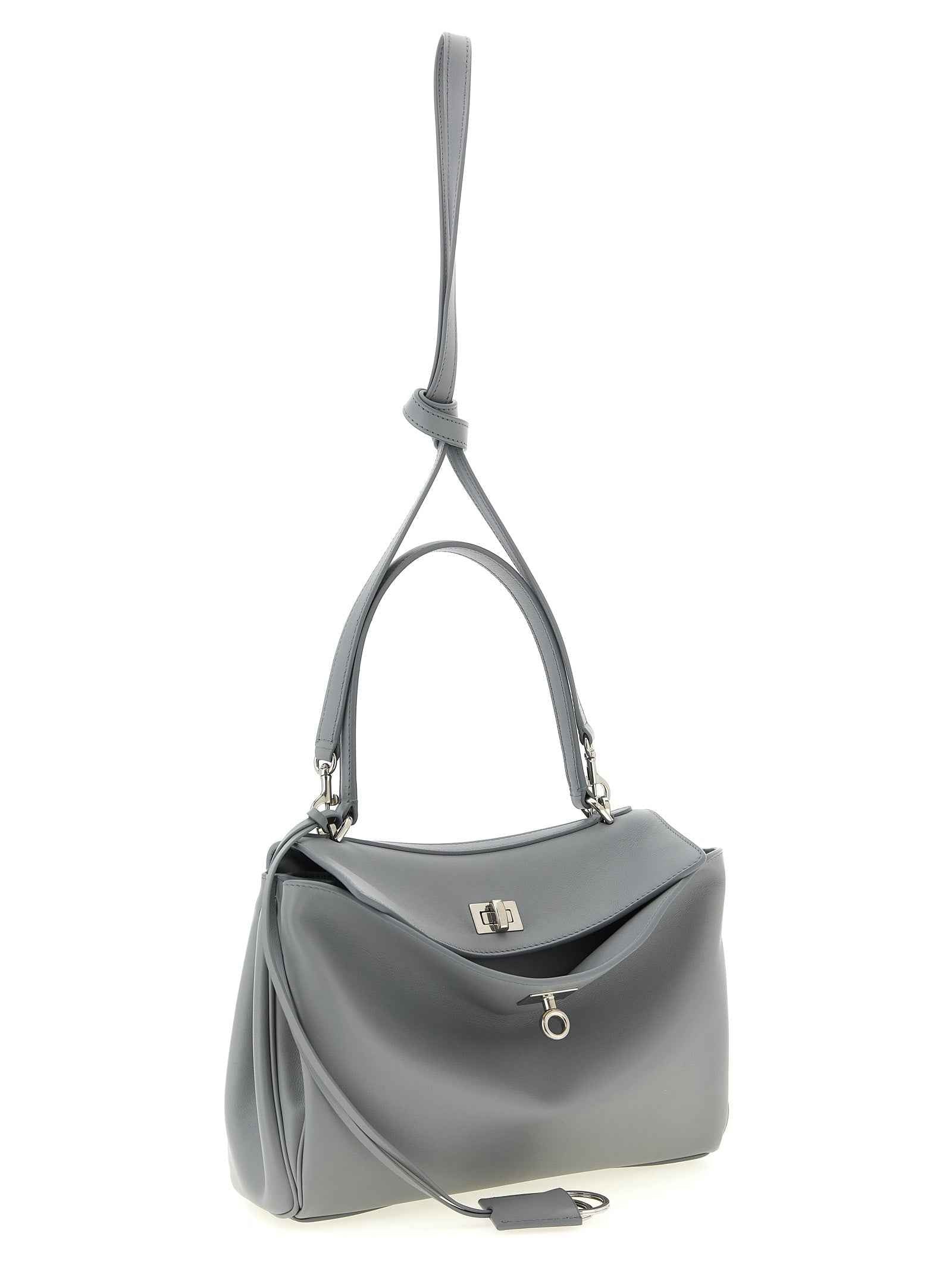 Balenciaga Gray Calfskin Handbag
