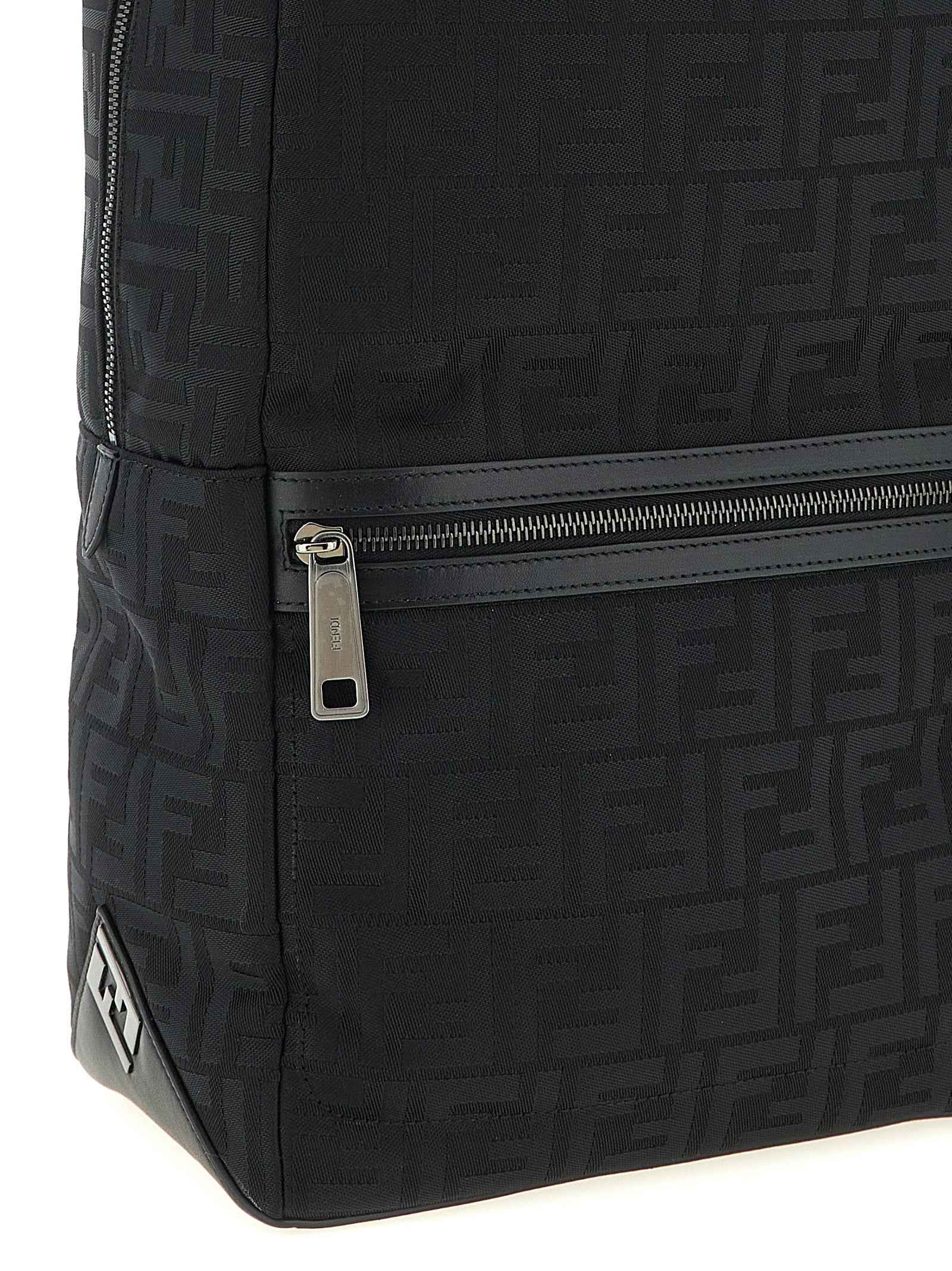 Fendi Black Polyamide Backpack