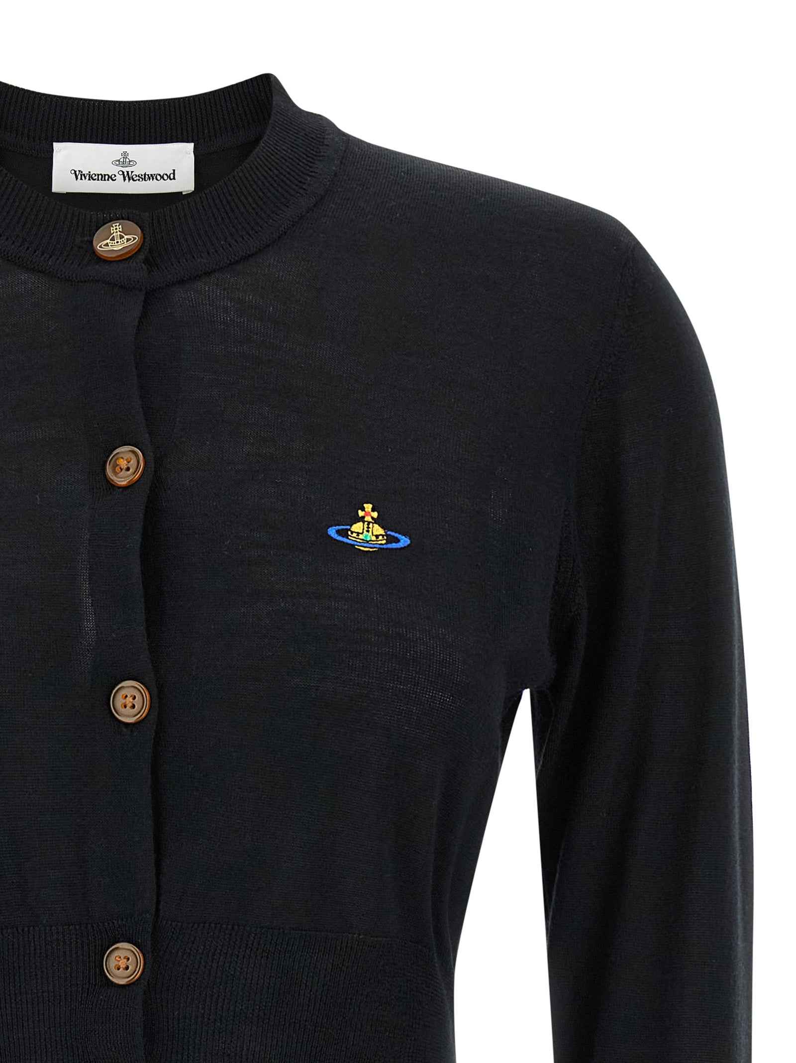 Vivienne Westwood Black Cotton Cardigan