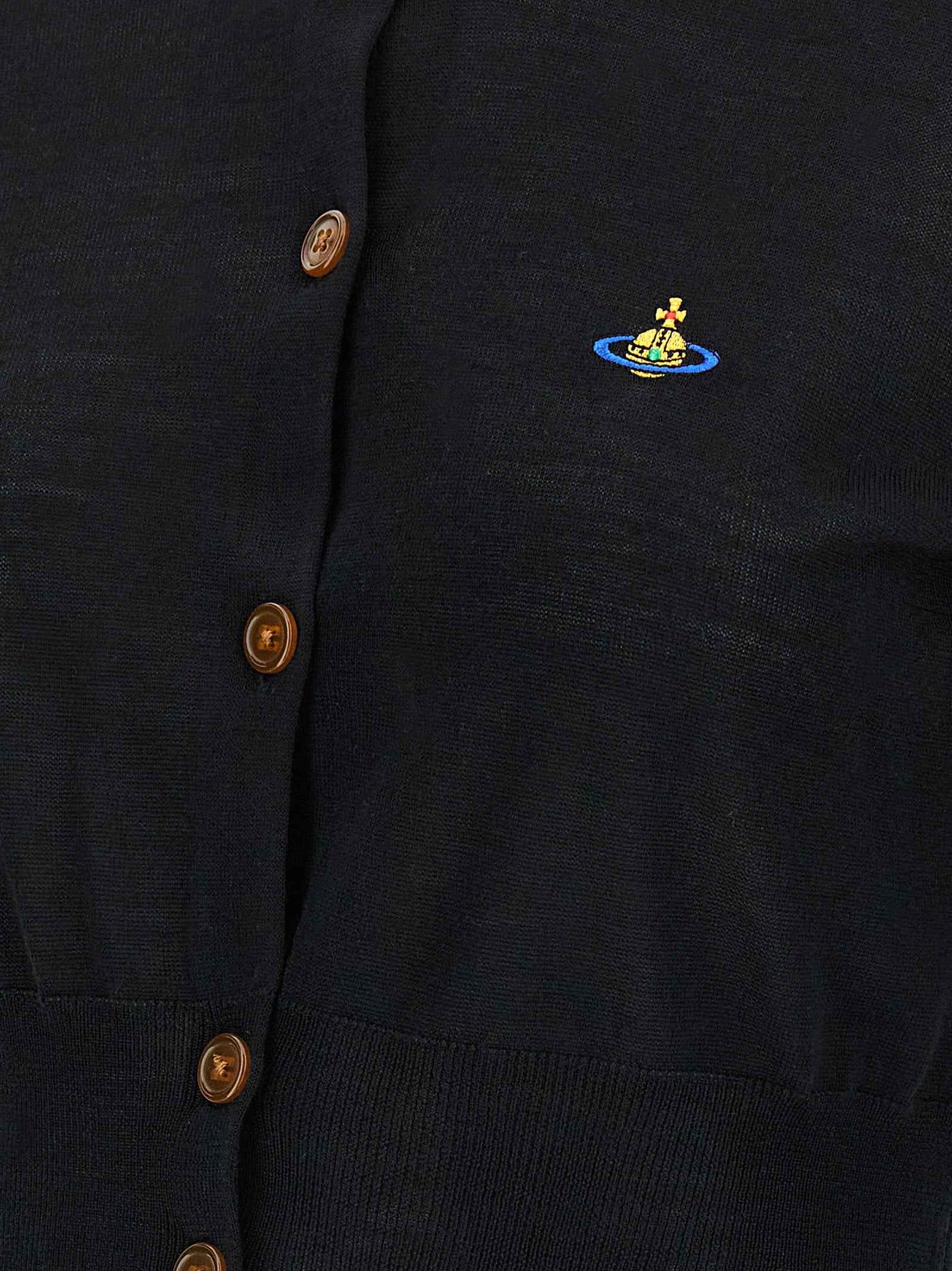 Vivienne Westwood Black Cotton Cardigan