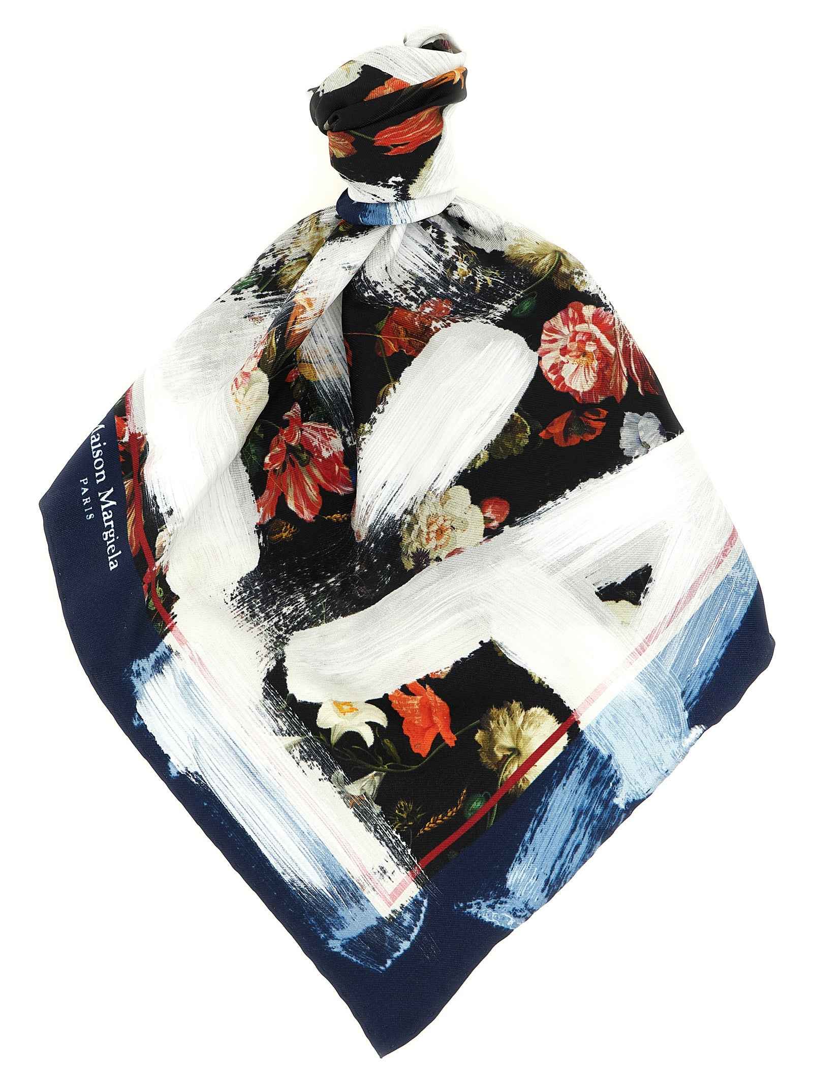 Maison Margiela Multicolor Silk Foulard