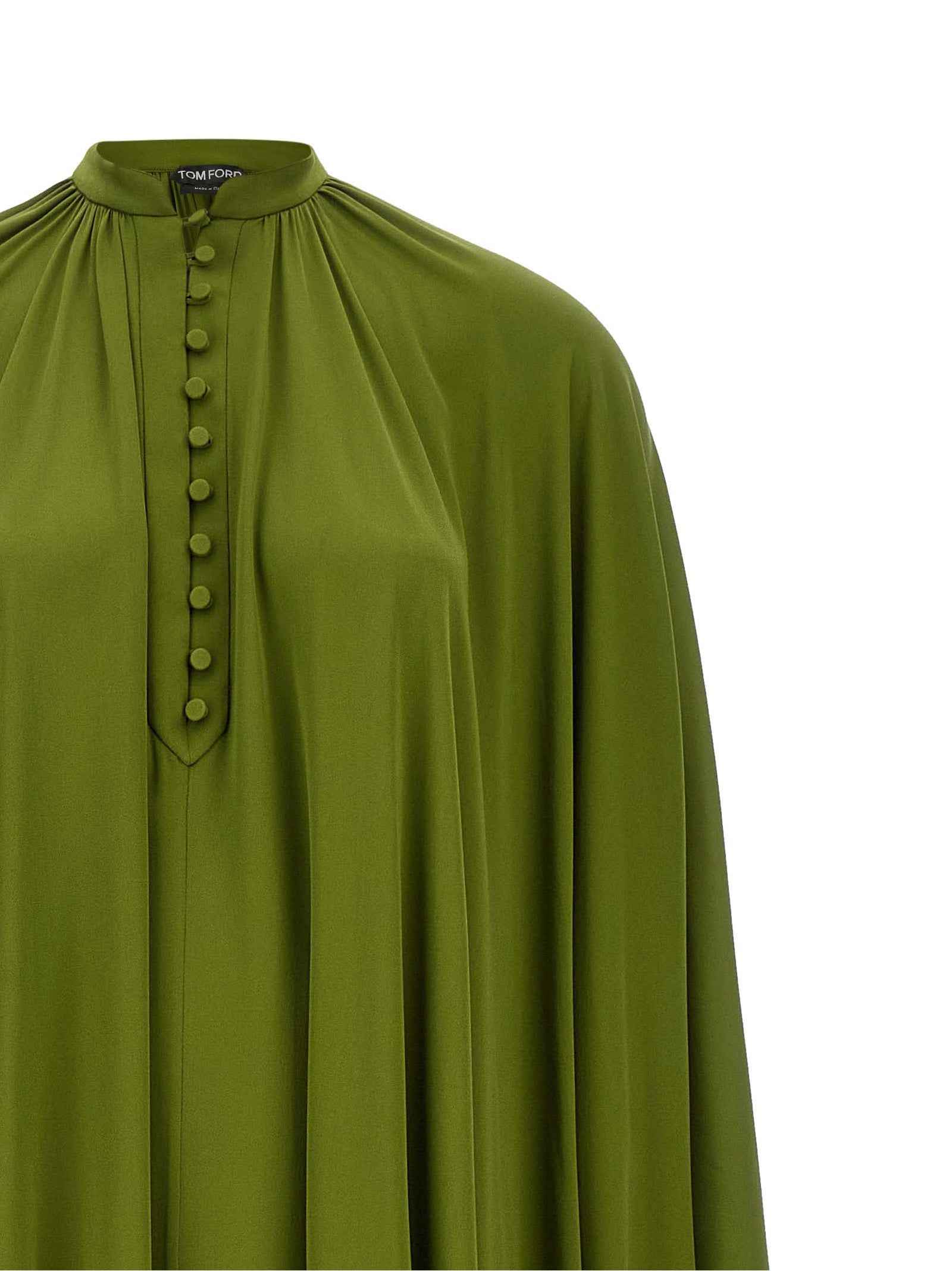 Tom Ford Bicolor Silk Long Dress
