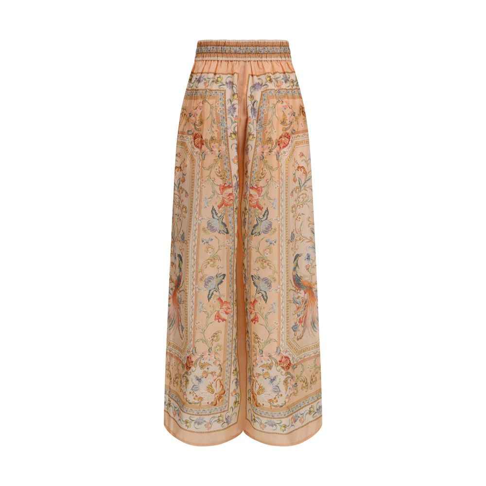 Zimmermann Multicolor Silk Casual Pants