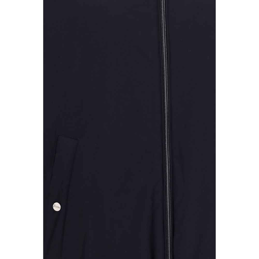 Herno Blue Goose Down Full-Length Jacket