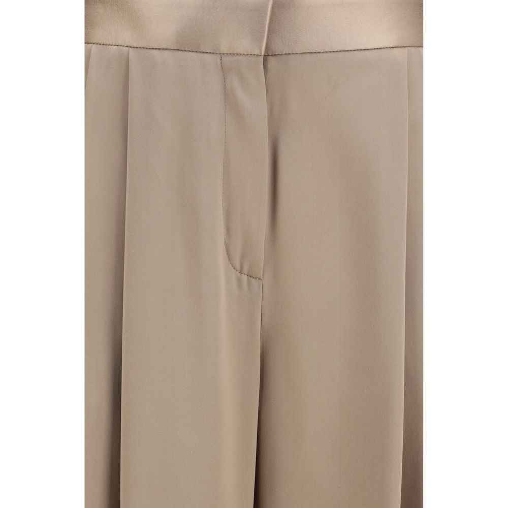 Tom Ford Beige Silk Casual Pants