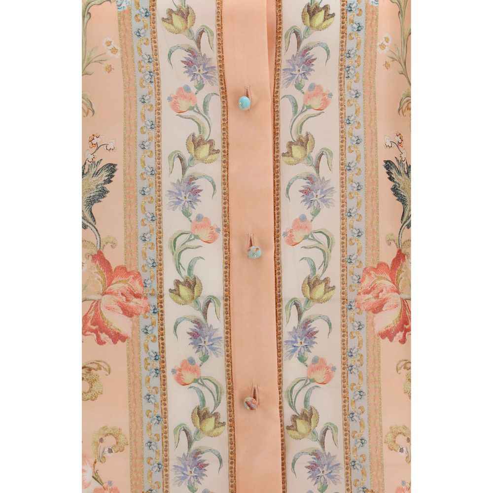 Zimmermann Multicolor Silk Pattern Shirt