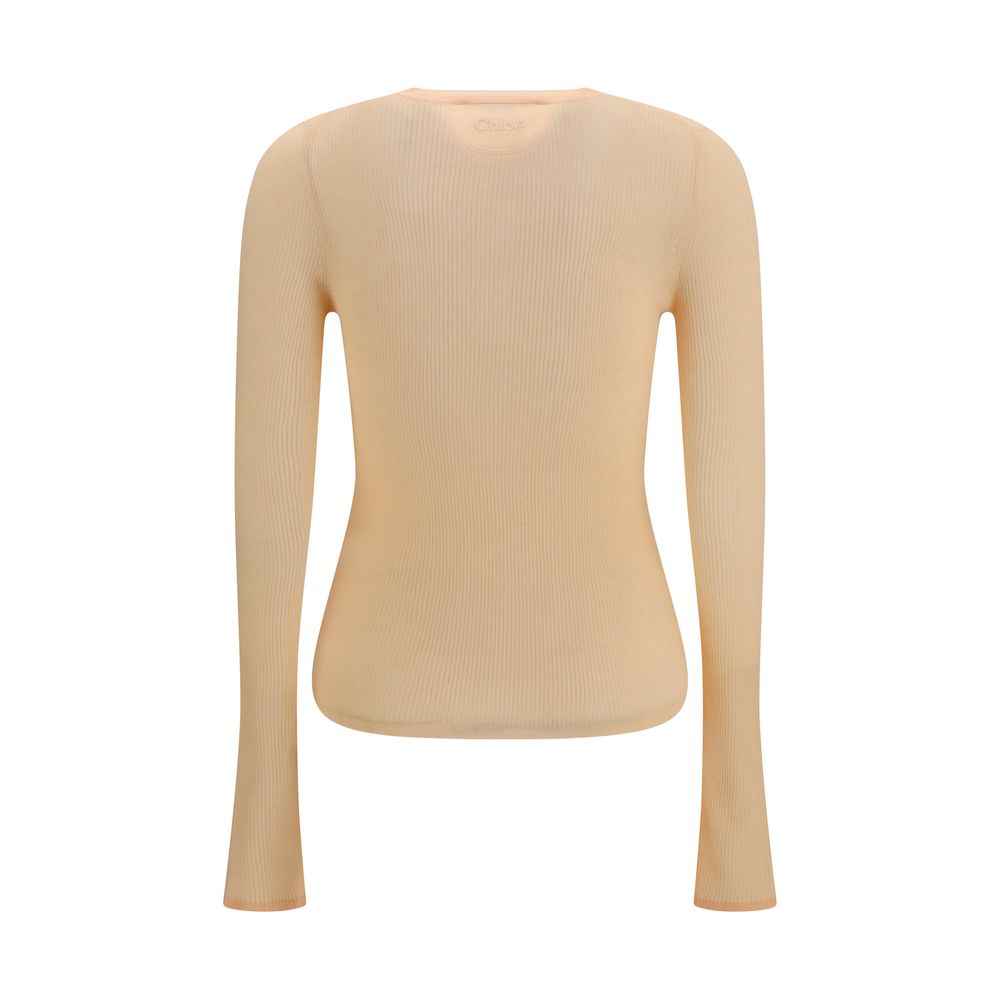 Chloé Orange Wool Oves Aries Sweatshirt