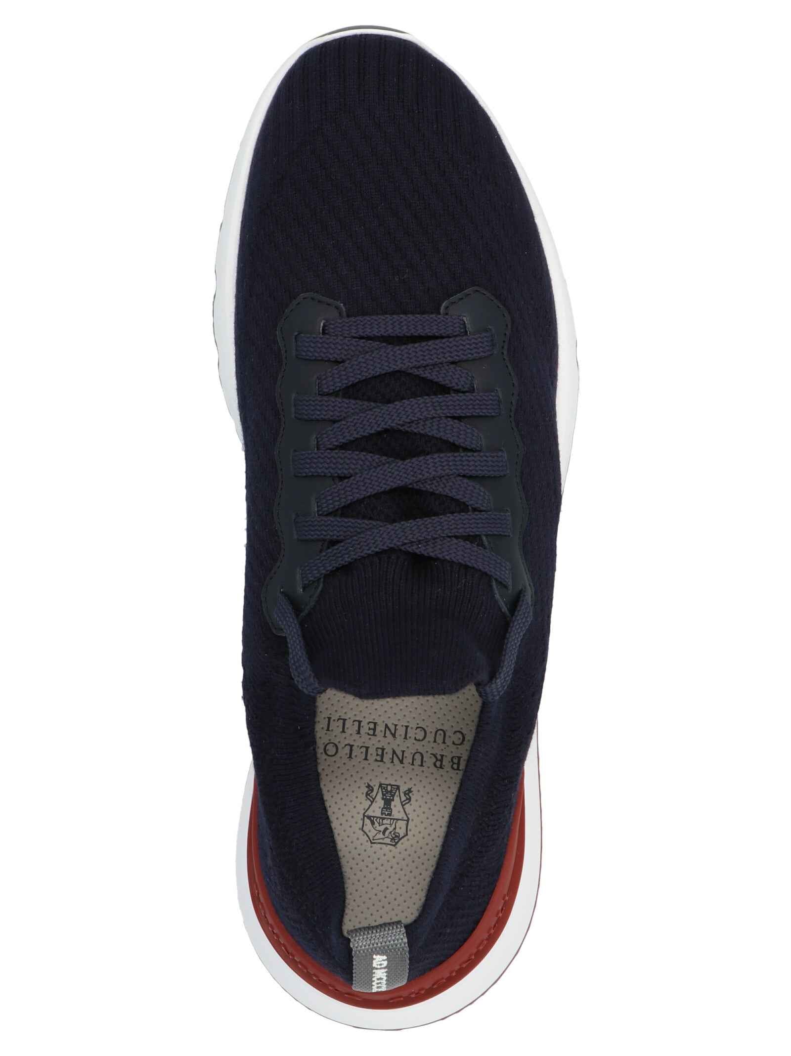 Brunello Cucinelli Blue Polyethylene Athletic Sneakers