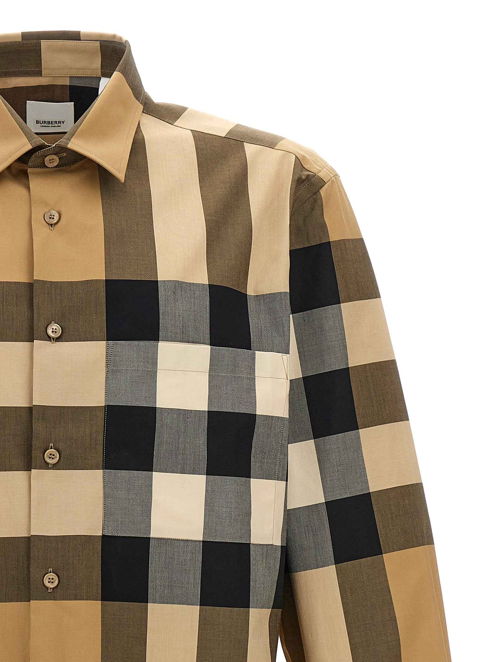 Burberry Beige Cotton Blouse