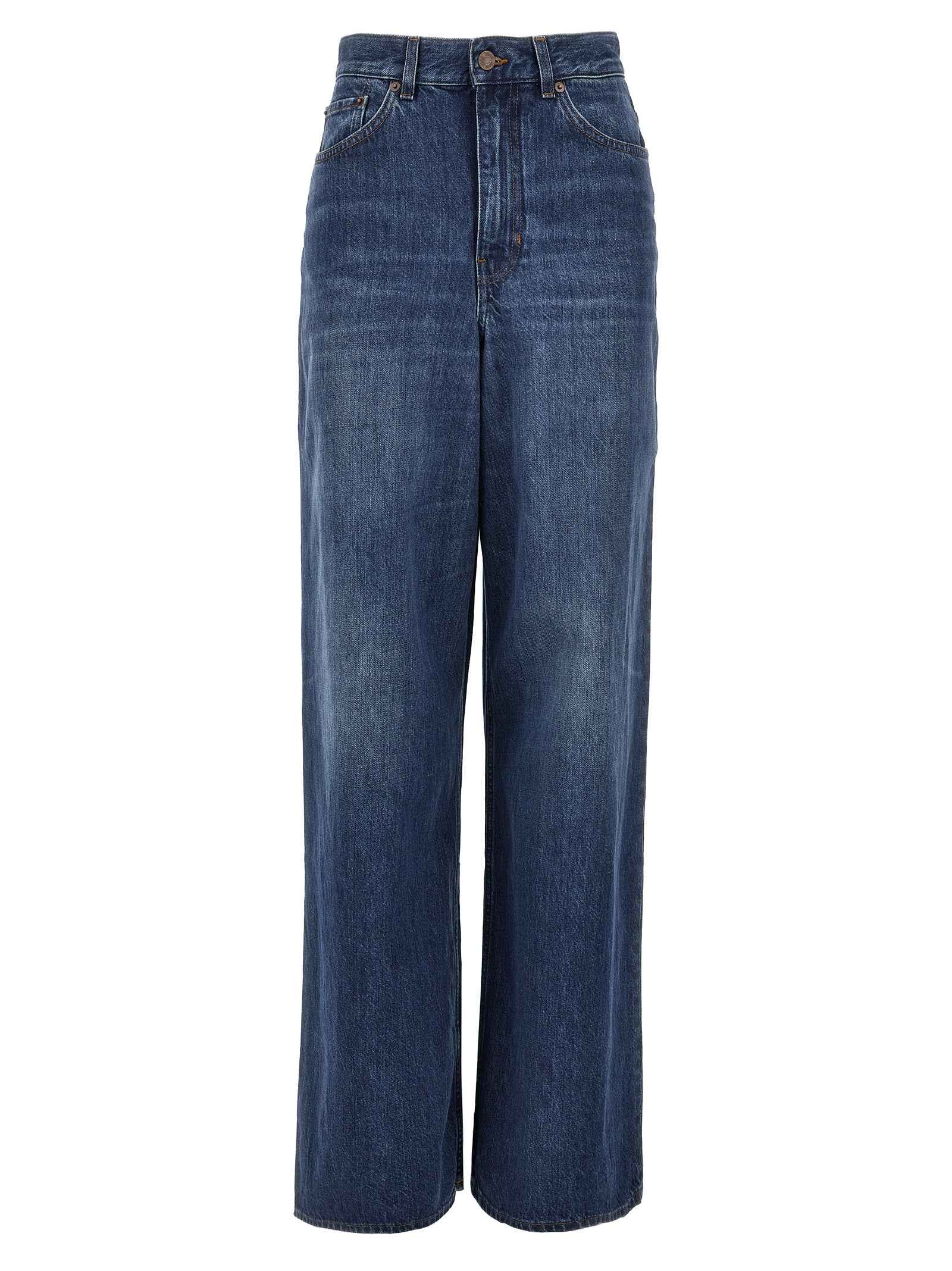 Chloé Blue Cotton Jeans Denim